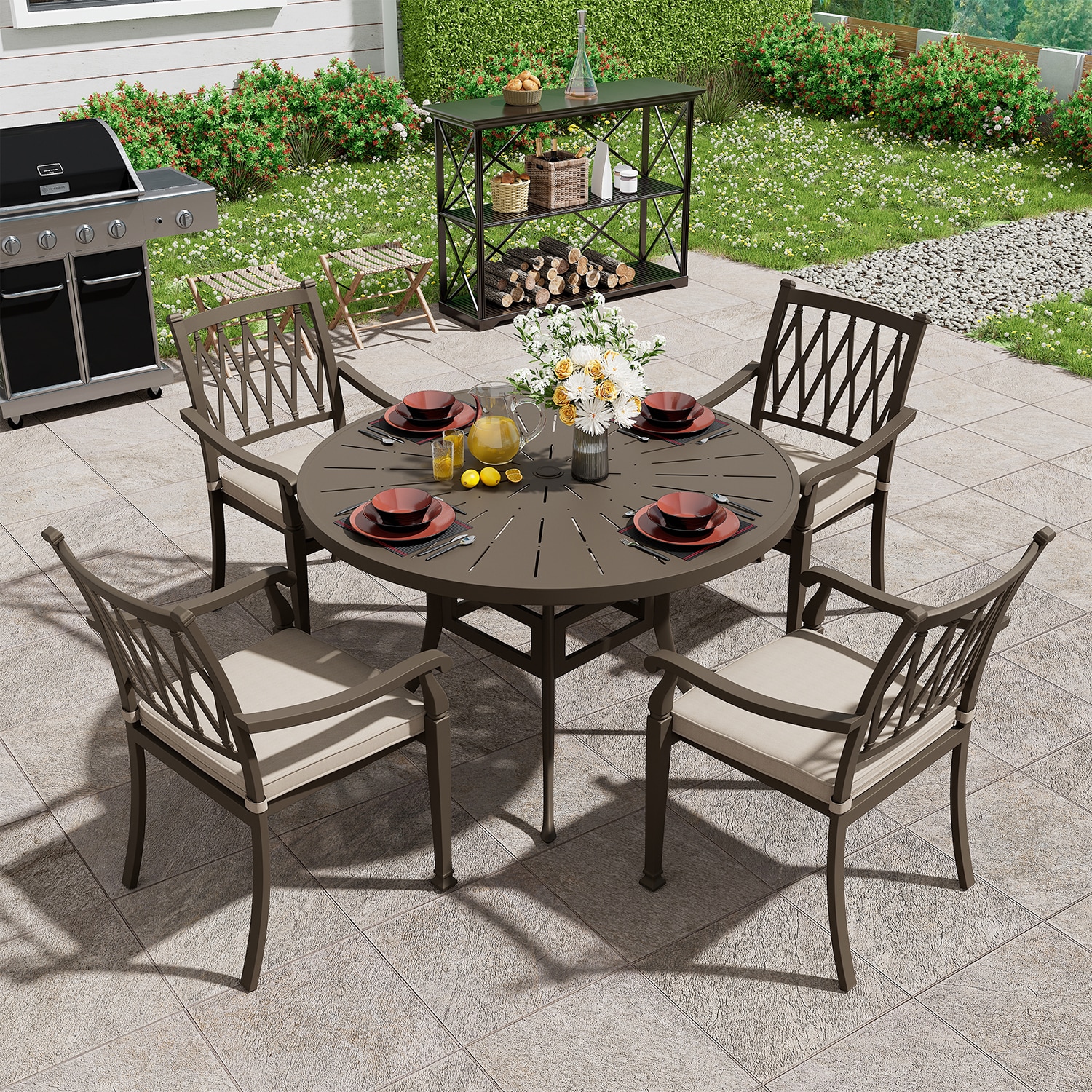 Mondawe MO-LD721-BE Patio-Chairs - View #4