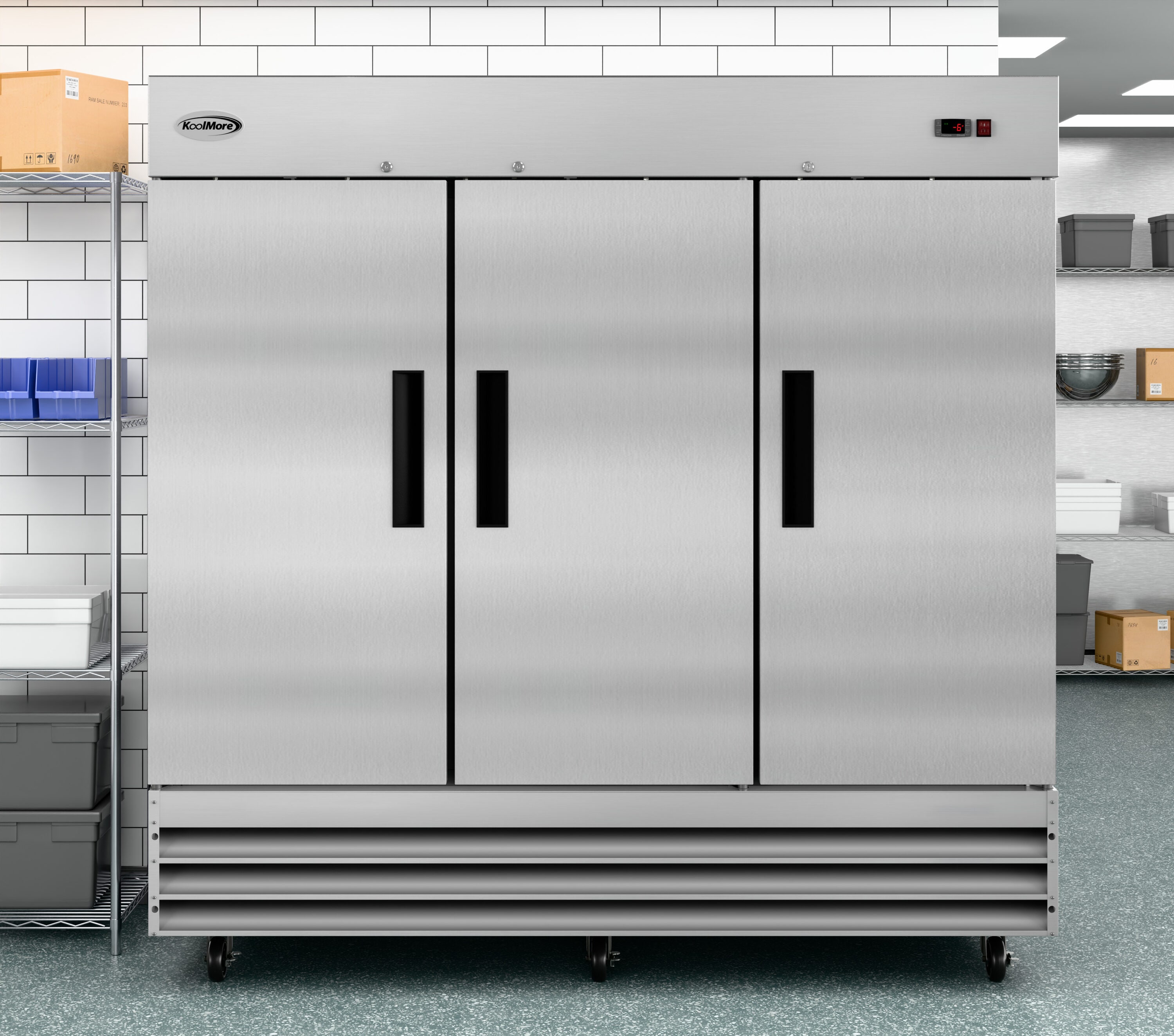 KoolMore F81-3SS Commercial-Freezers - View #2