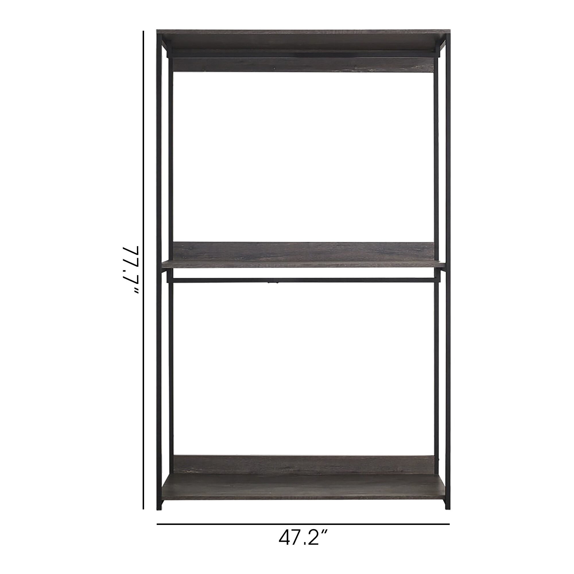 LUXEYARD DS-R-21 Wood-Closet-Shelves - View #5