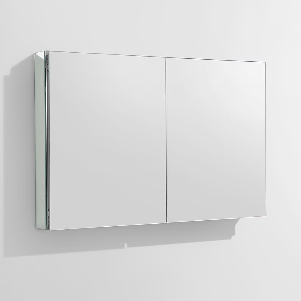 Senza 40" Wide Frameless Bathroom Medicine Cabinet with Mirrors