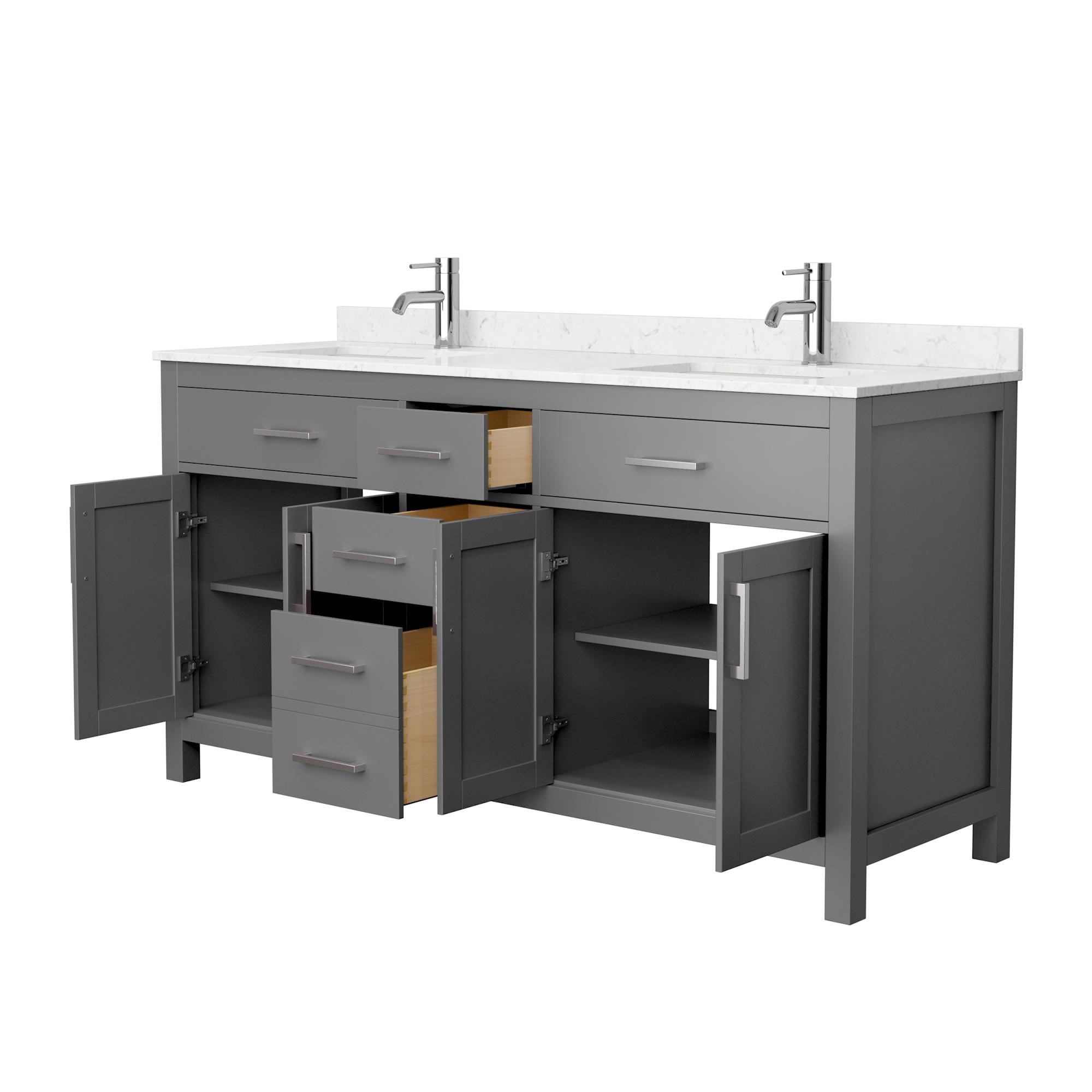 Wyndham Collection WCG242466DKGCCUNSMXX Bath-Vanity-Combo - View #3