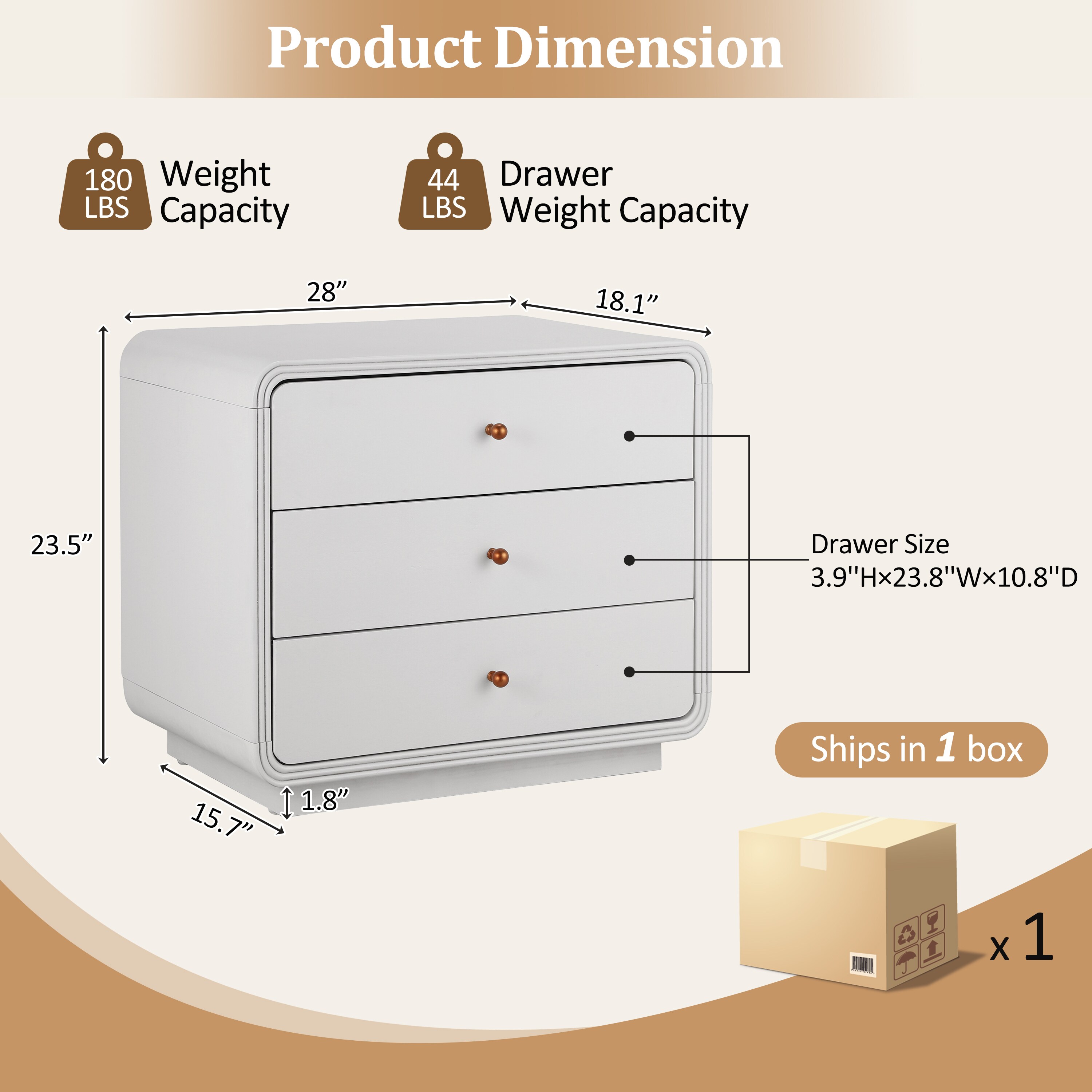 Christopher Knight Home 344338 nightstands - View #3