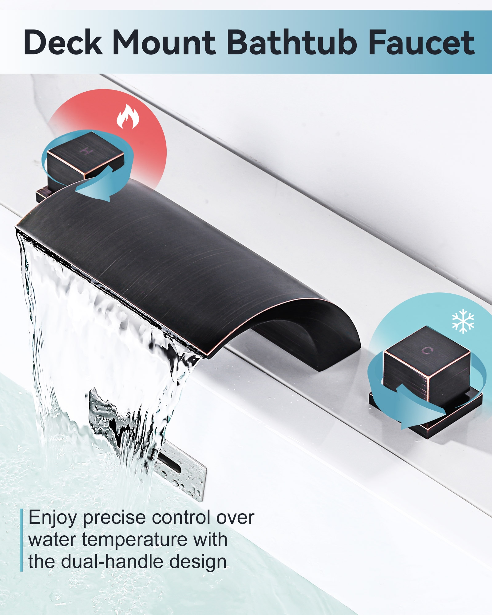 WOWOW 3080600RB Roman-Tub-Faucets - View #5