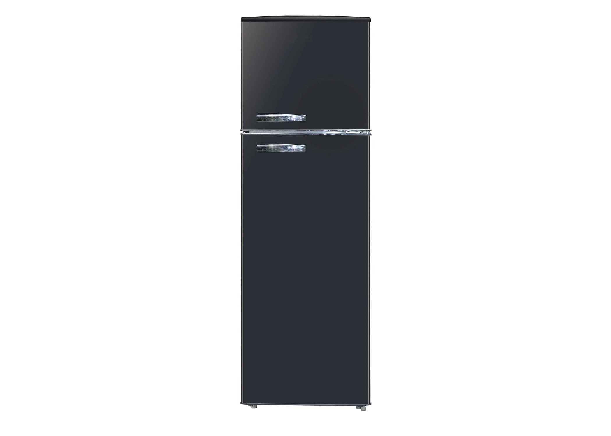  RFR1055-BLACK 10-cu ft Counter-Depth Top-Freezer Refrigerator ( Black )
