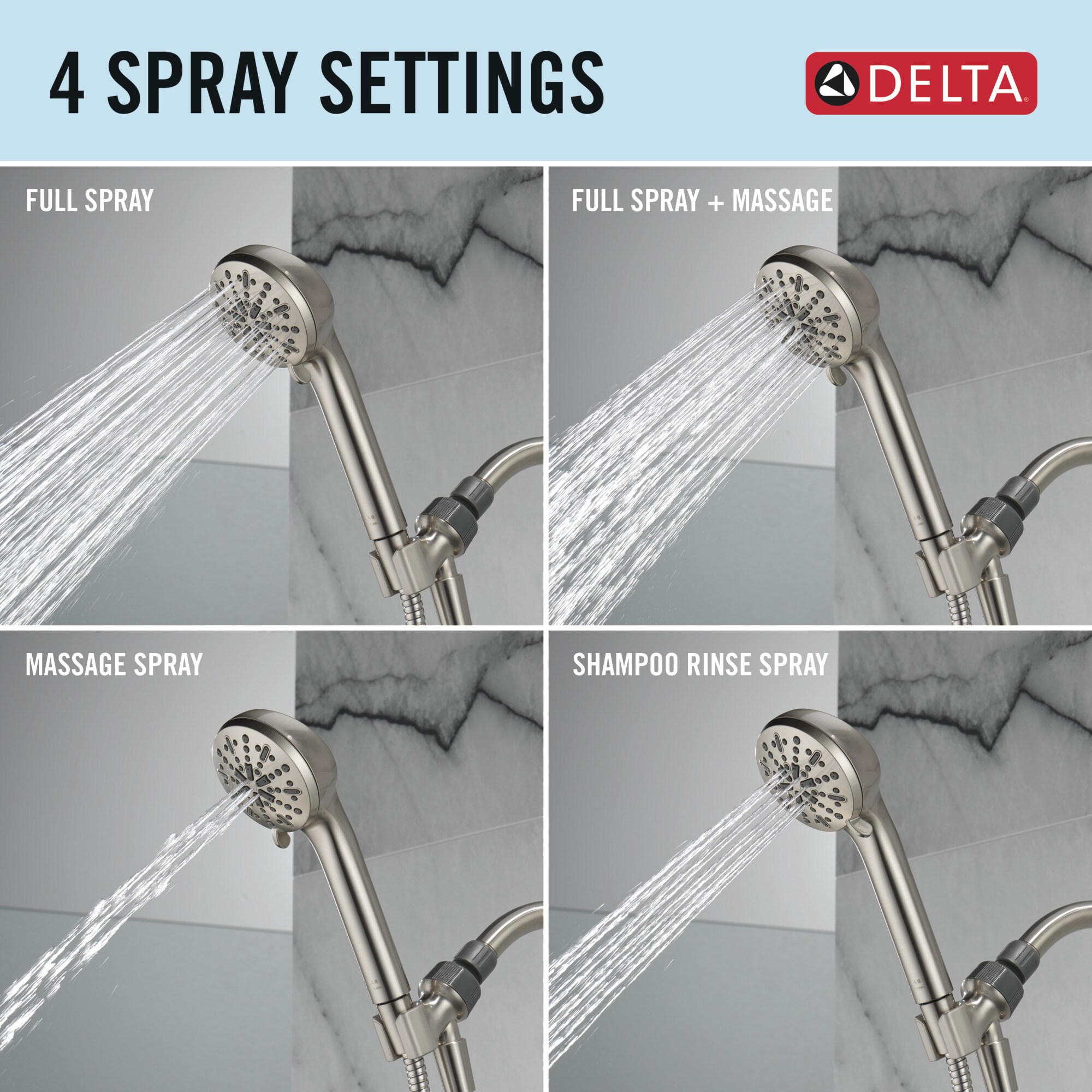 Delta 75413DSN Fixed-Showerhead - View #5