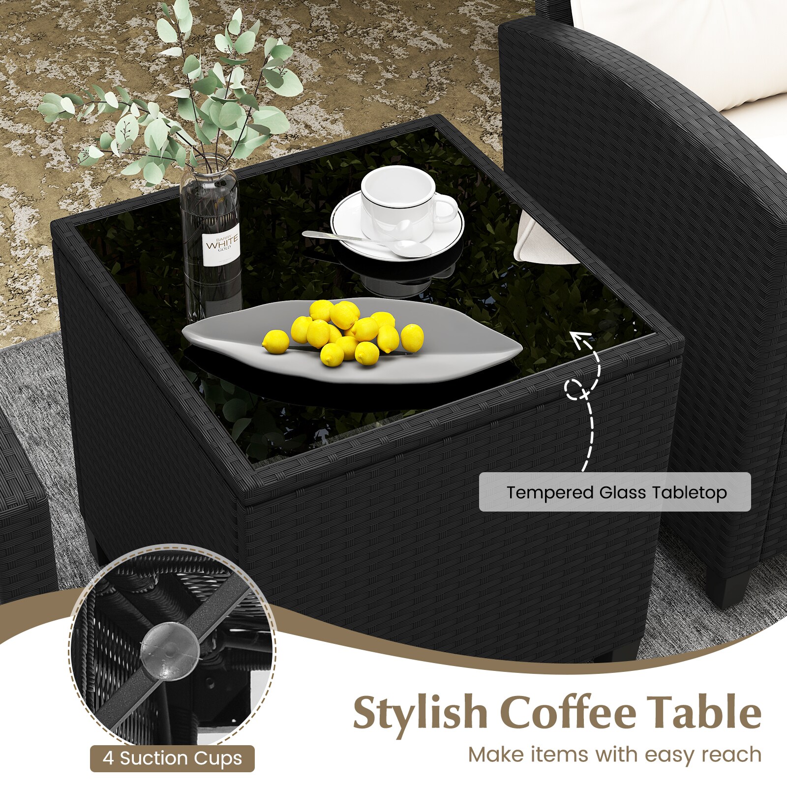 Slickblue D-CO-HW29327WH Patio-Conversation-Sets - View #7