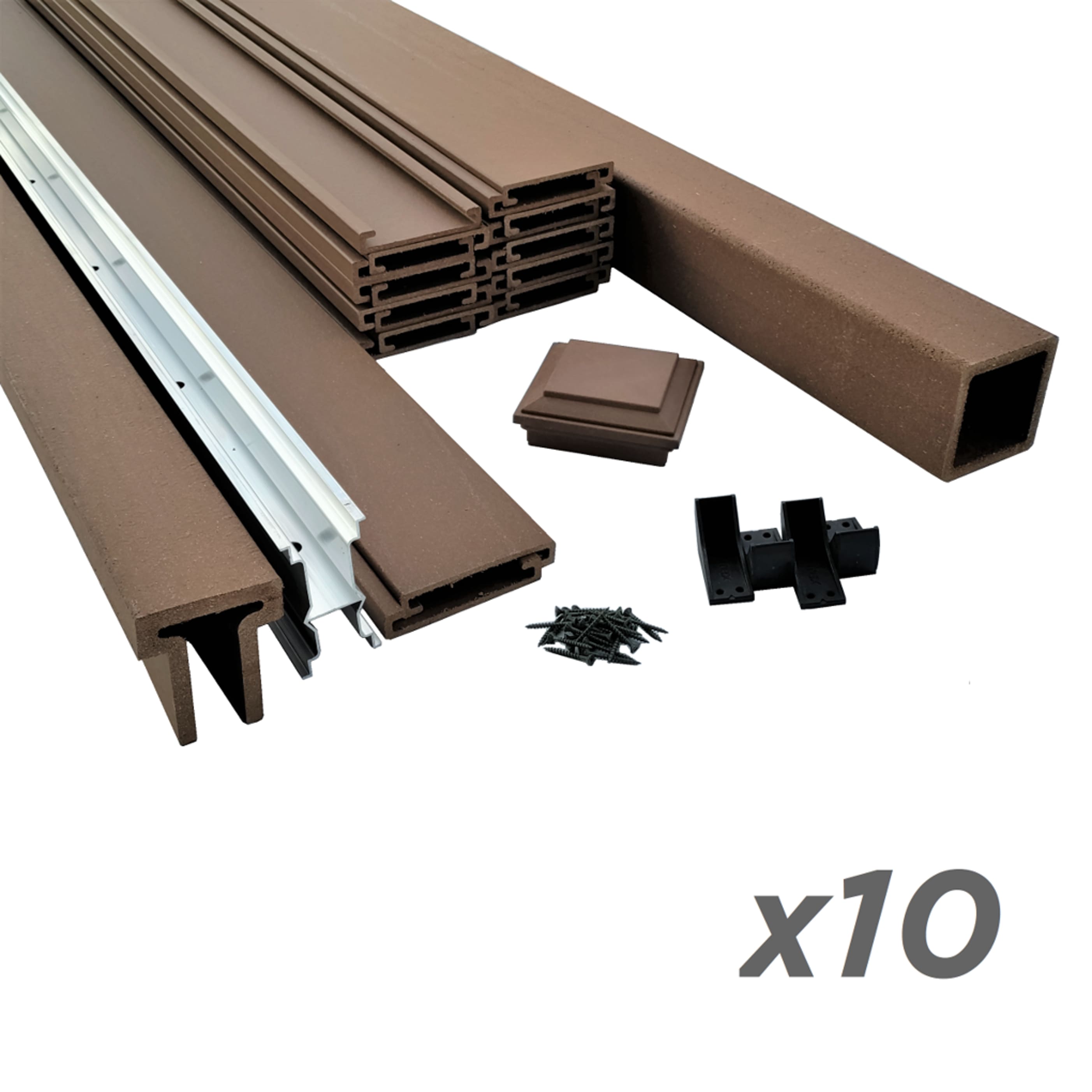 Trex Fencing TFS-SD-PPC6HX8W-10PK Composite-Fence-Panels - View #2