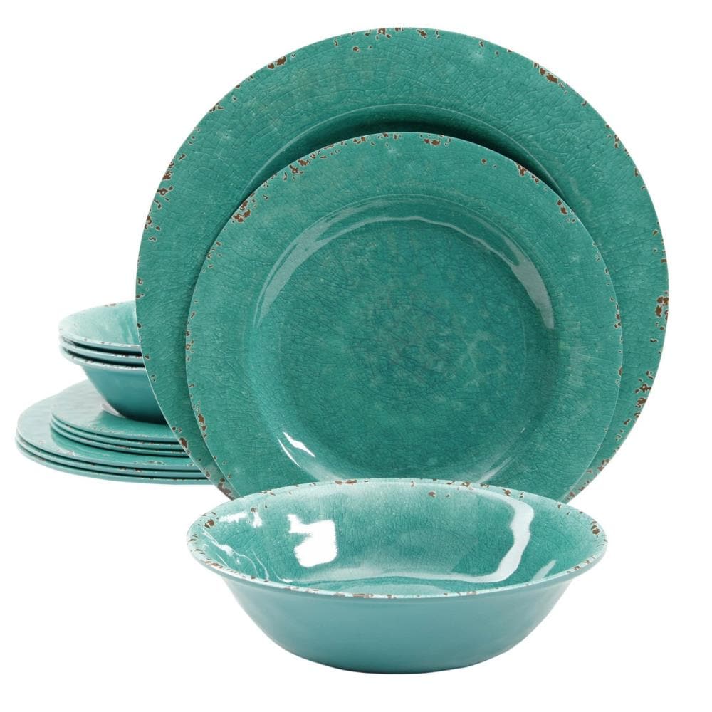 Studio California 84999955M Green Melamine Dinnerware