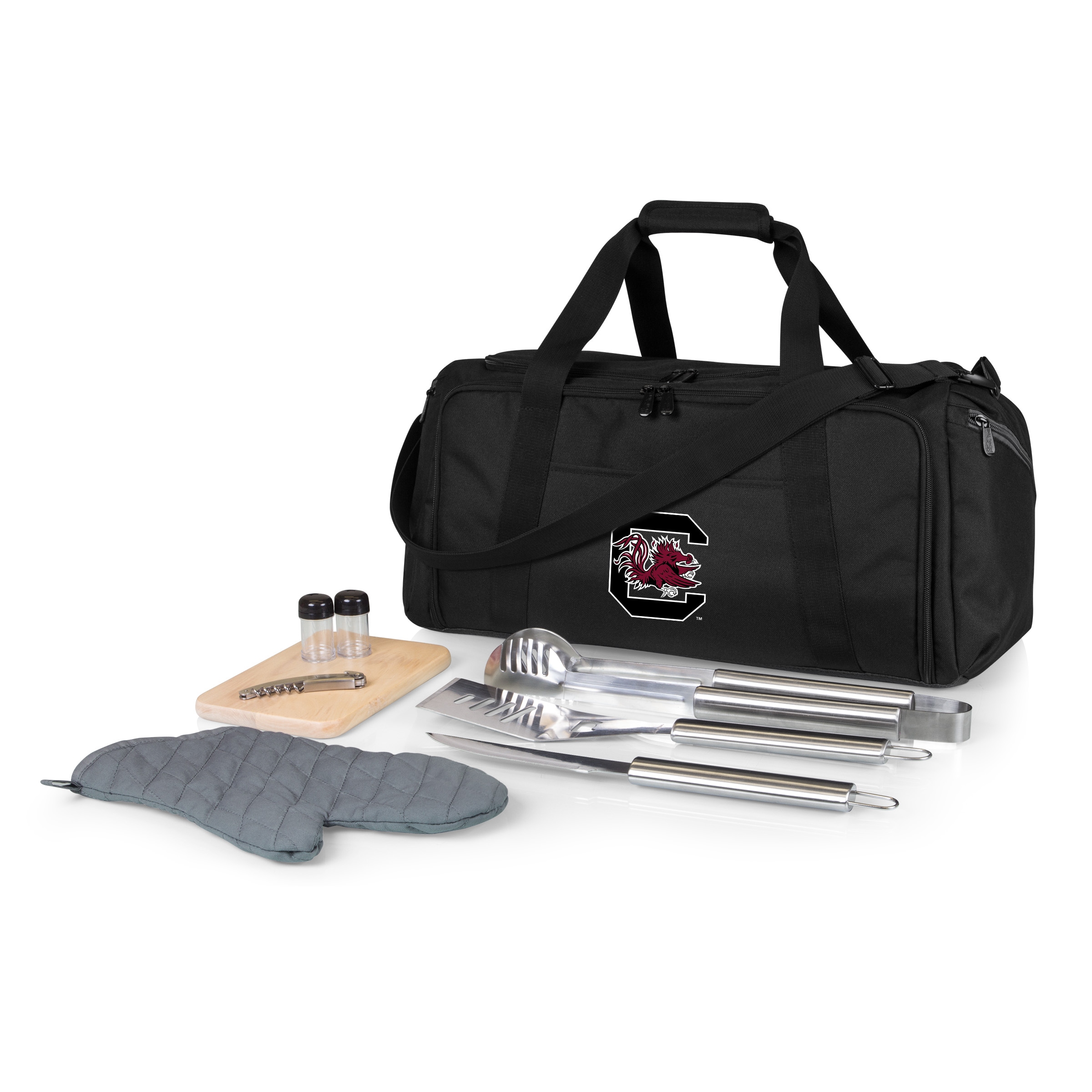 Picnic Time Stainless Steel 9-Piece Grilling Accessory Kit with Heat-Sealed Interior Liner and Multiple Storage Pockets 757-06-175-524-0 Sansujyuku sansujyuku.com