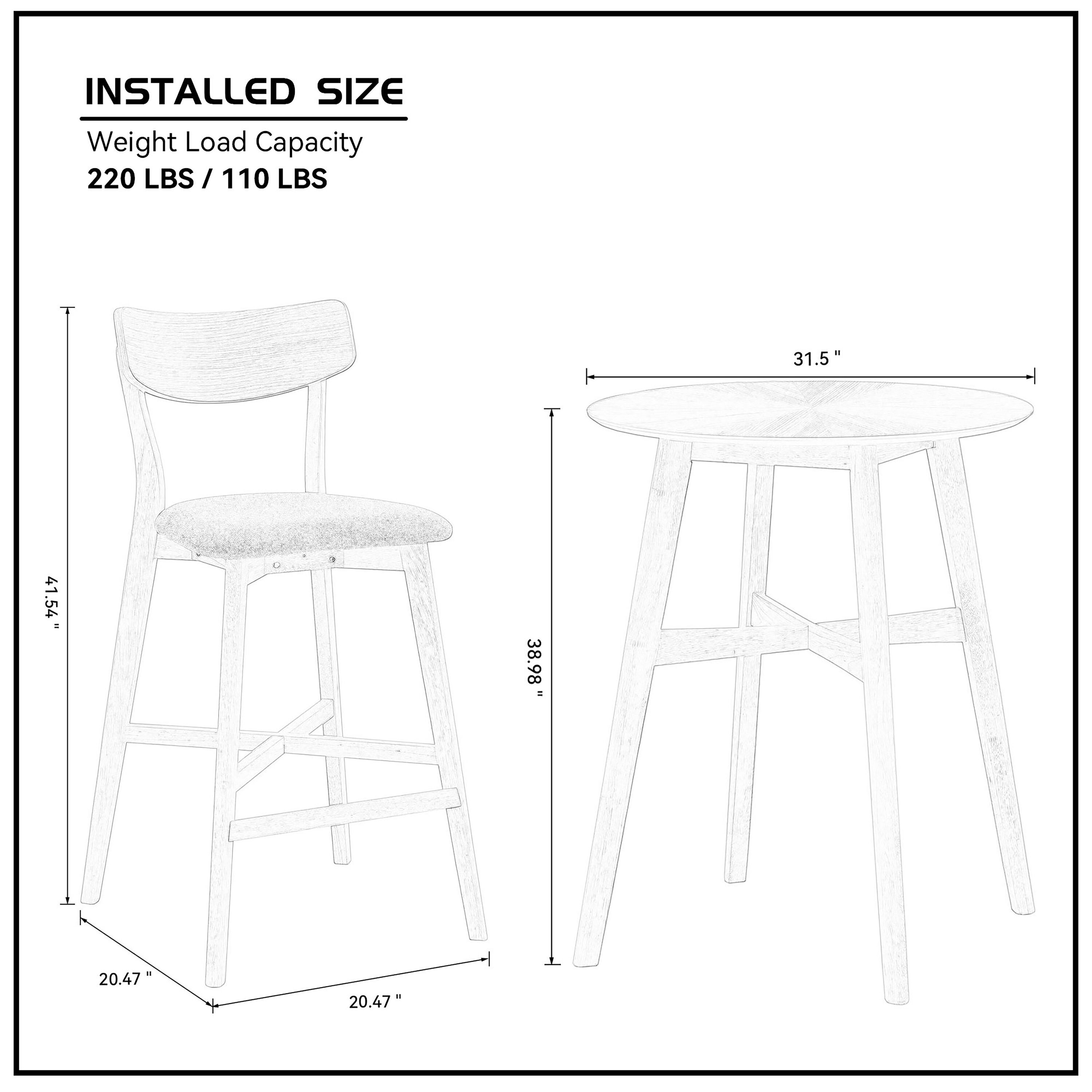 Clihome W50-ZO-9518 Dining-Sets - View #9