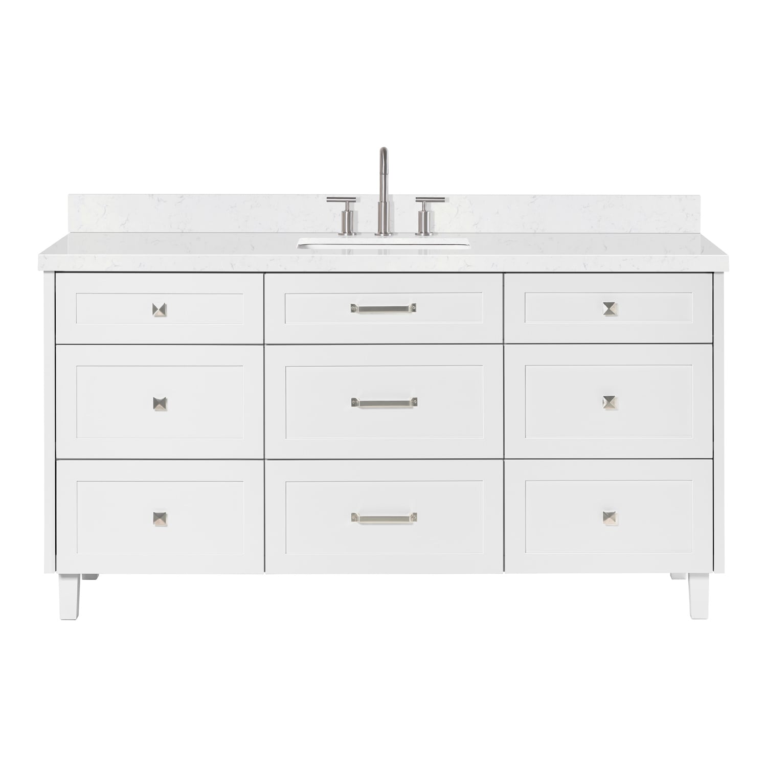 ARIEL B66CQRVOWHT Bath-Vanity-Combo - View #2