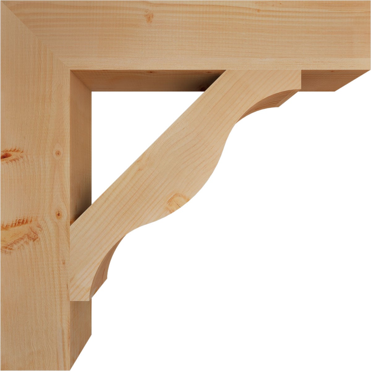 Ekena Millwork BKT06X32X32FST05SDF Exterior-Brackets-Braces - View #3