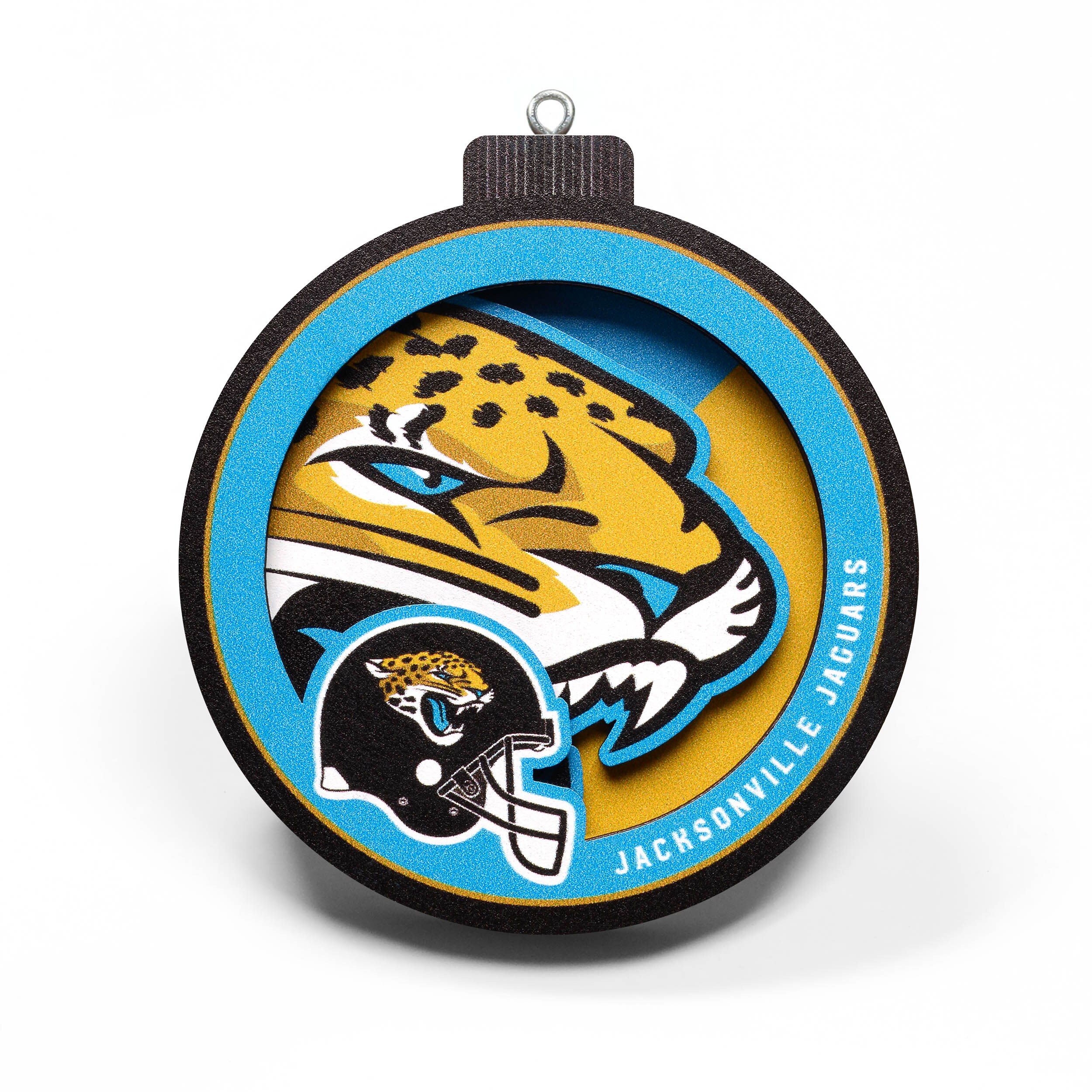 Jacksonville Jaguars 5 Pack Shatterproof Ball Ornament Set