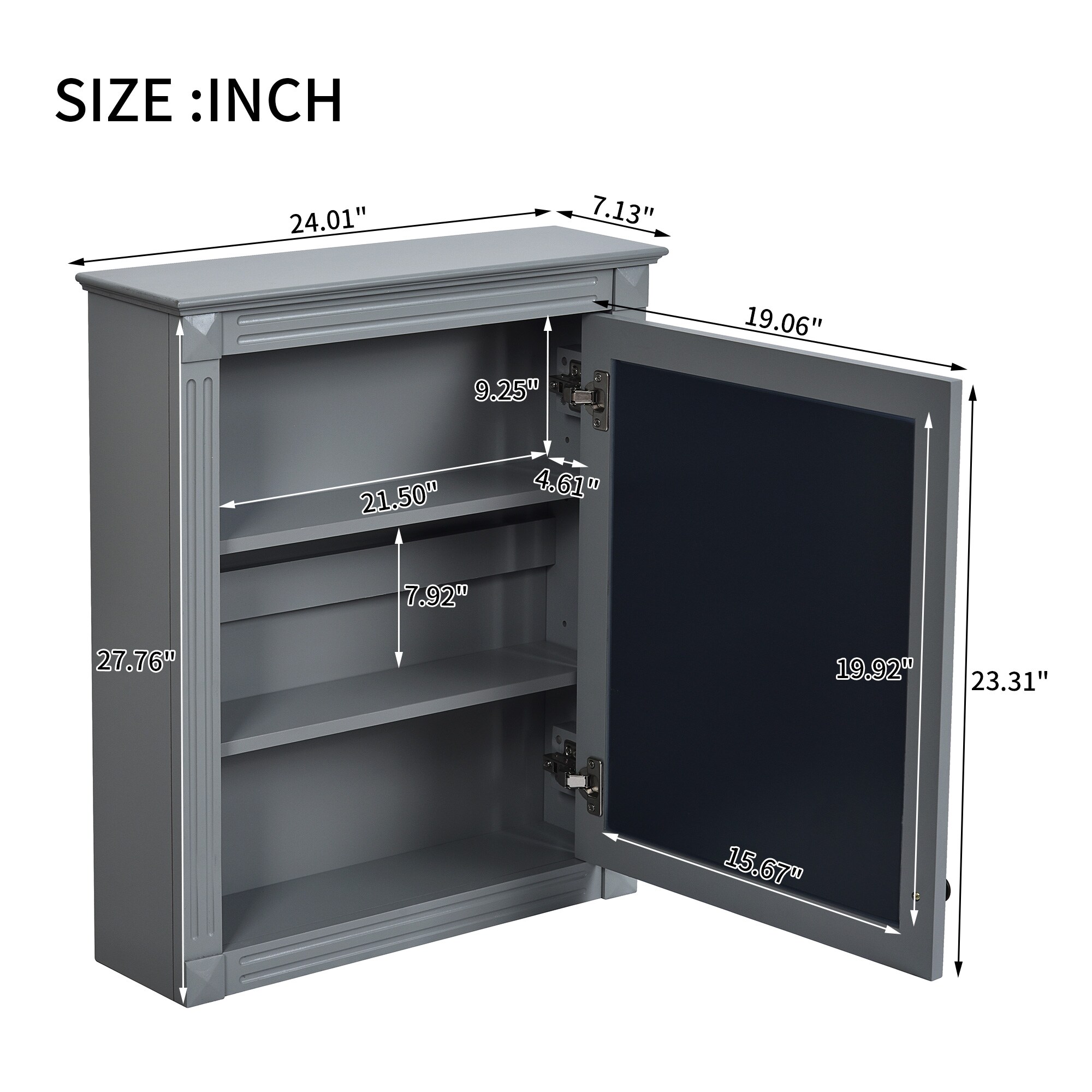 Forclover DASE-P195492E Bathroom-Medicine-Cabinets - View #4