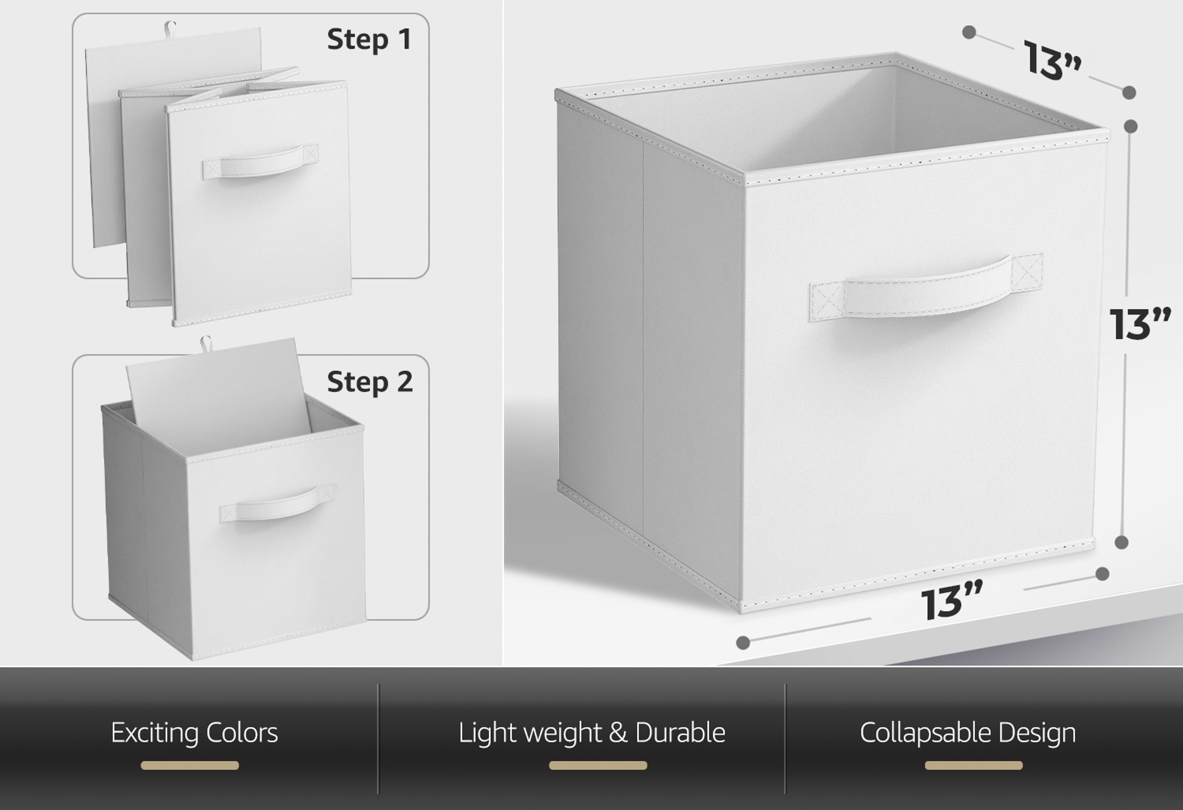 SORBUS 192405397677 Laminate-Storage-Cubes - View #3