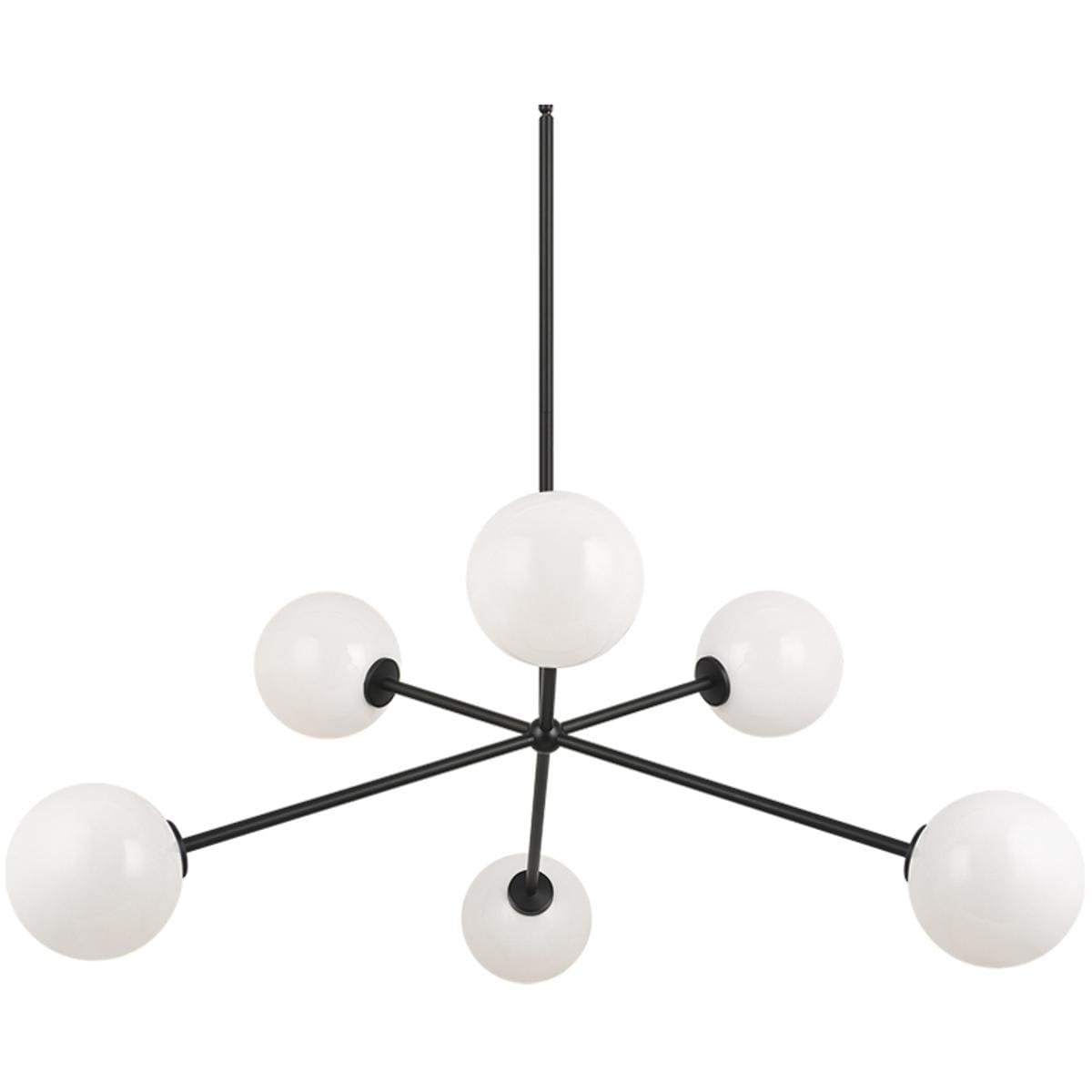 Matteo 2120618 Lighting C81706BKOP Novo Chandelier Black