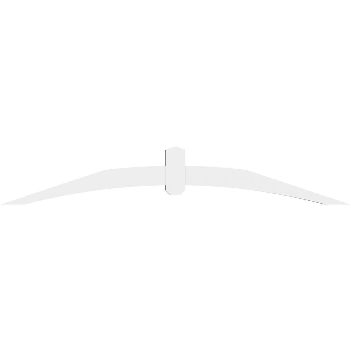 Ekena Millwork GBP072X12X0404ARC00 Exterior-Brackets-Braces - View #2
