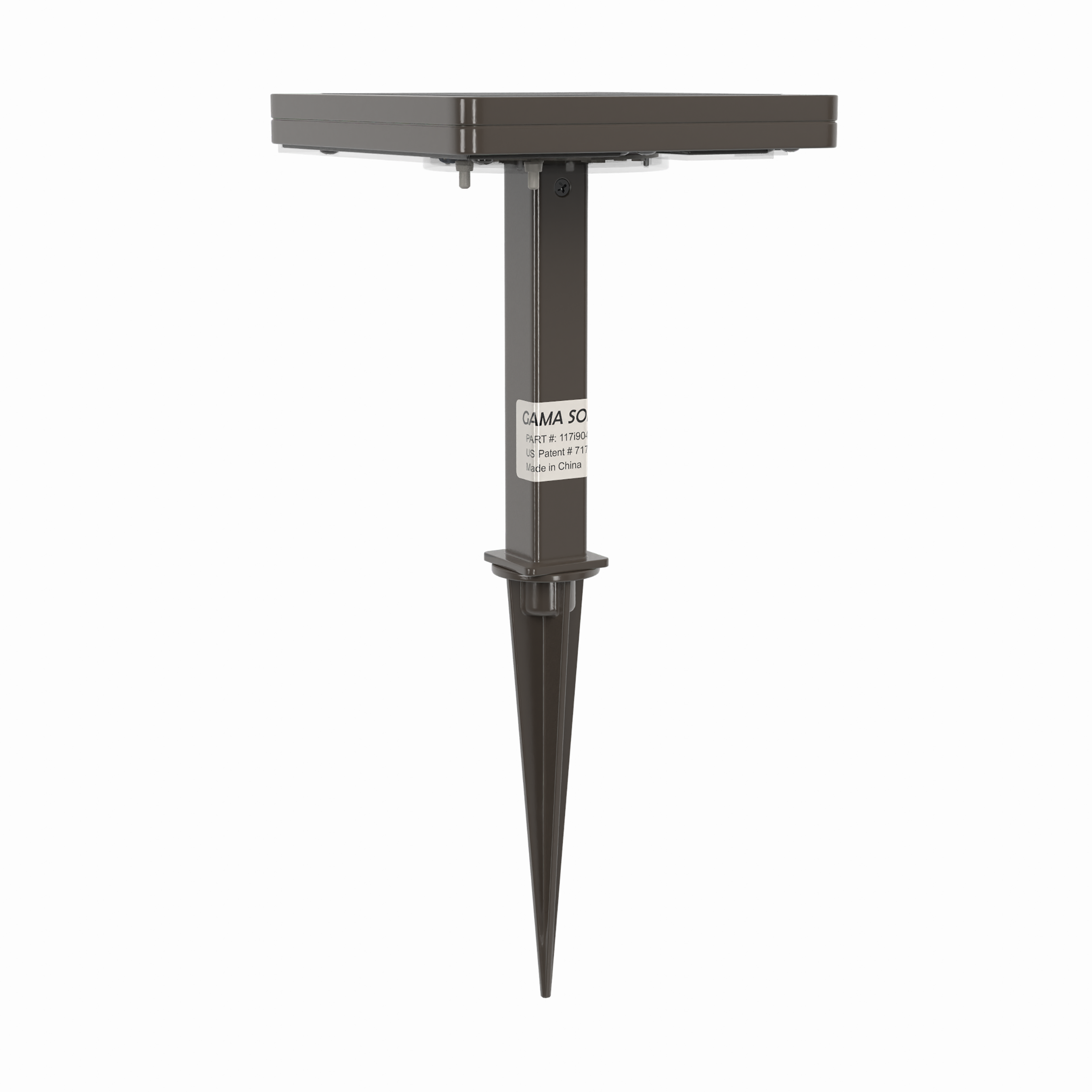 Bronze LED Solar Path Light with Adjustable Mounting Options
