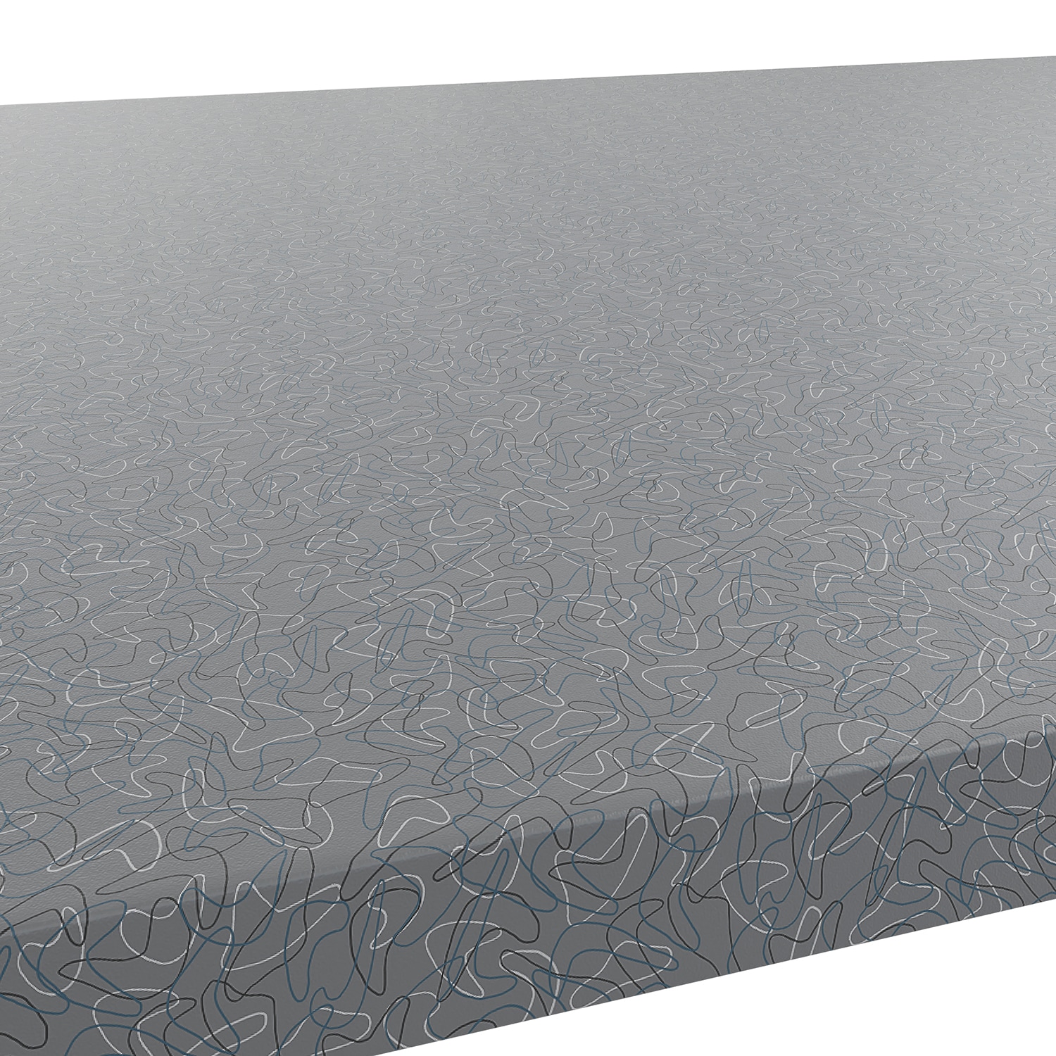 Formica Brand Laminate Patterns 48-in W x 96-in L Charcoal Boomerang Matte Laminate Sheet Cotton in Gray | 6942-58-48X96-000