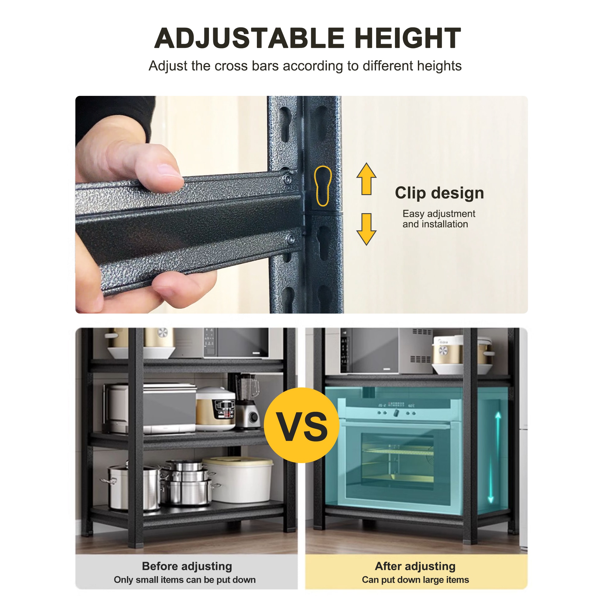 Clihome CL-MG26676 Free-Standing-Shelving - View #4