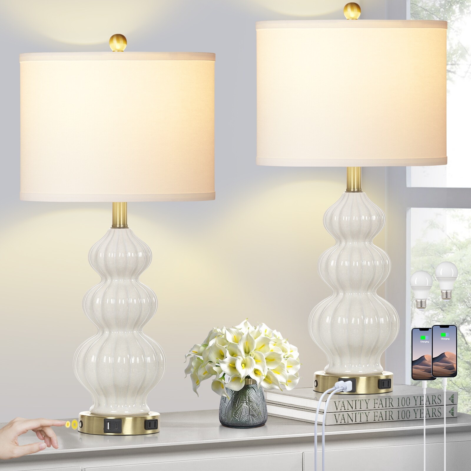 UrFurnishings TD-280 Table-Lamps - View #9