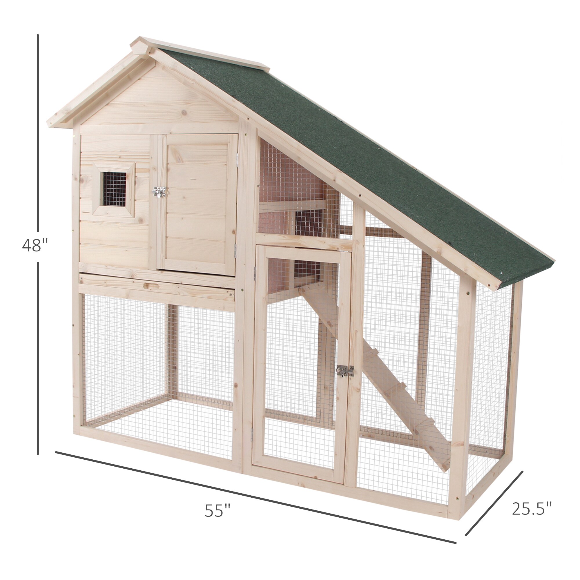 Tinyhomie LW-Y-OR-6609 Chicken-Coops-Rabbit-Hutches - View #3