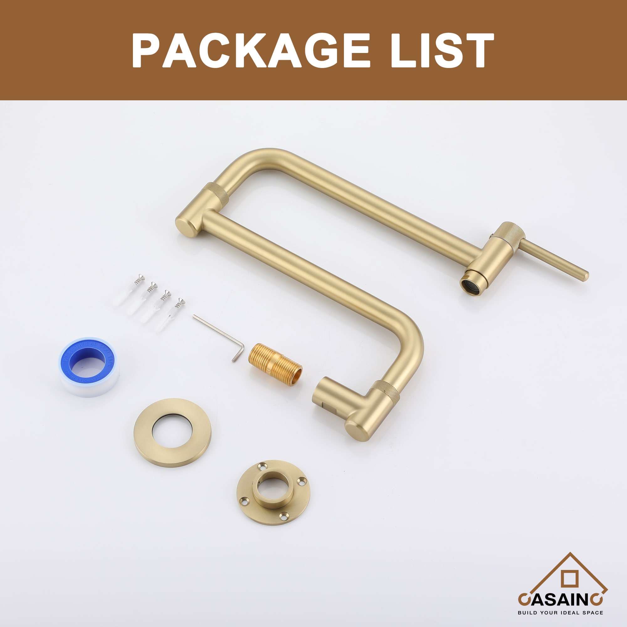 CASAINC CA-C3467-BG Kitchen-Faucets - View #7