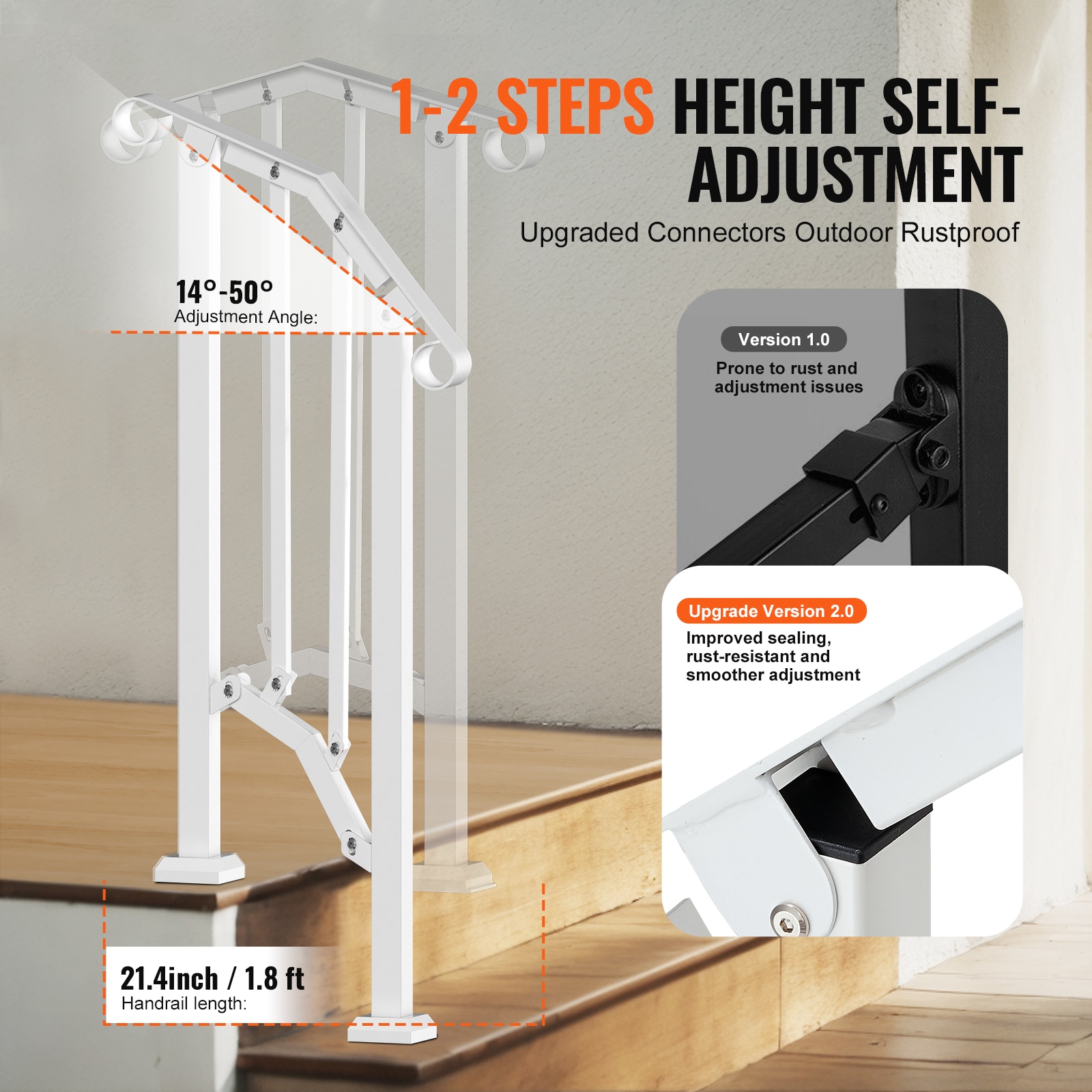 VEVOR LTFS1H2BBSTL00001V0 railings - View #4