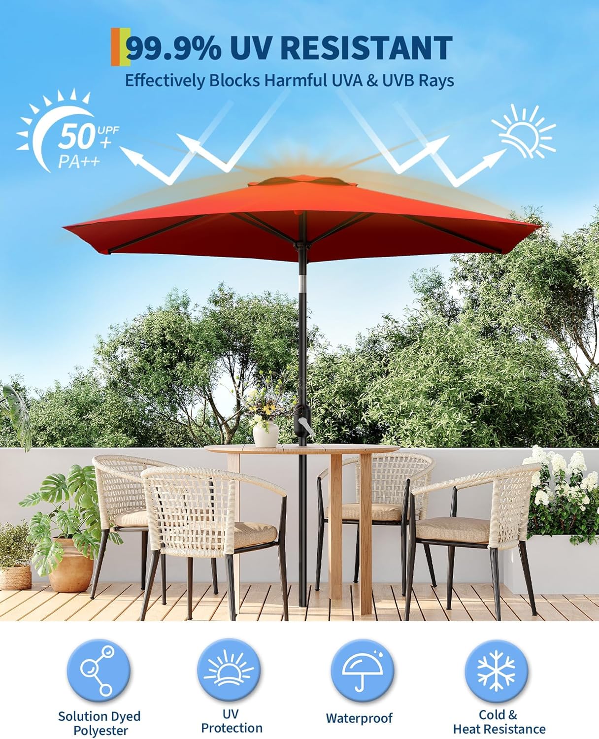 Qeetex PATIO-PPGGJAC Umbrellas-2 - View #2