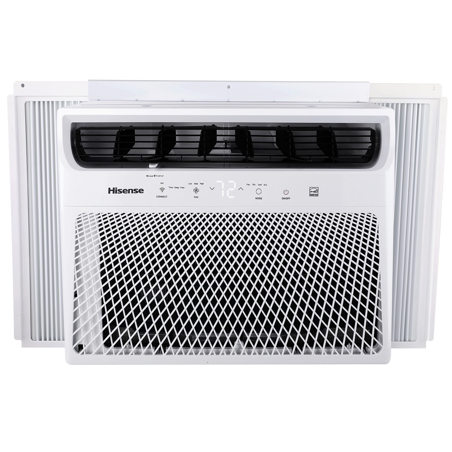 Hisense 1000 Sq Ft Window Air Conditioner With Remote 230 Volt 18000 Btu Wi Fi Enabled In The 7538