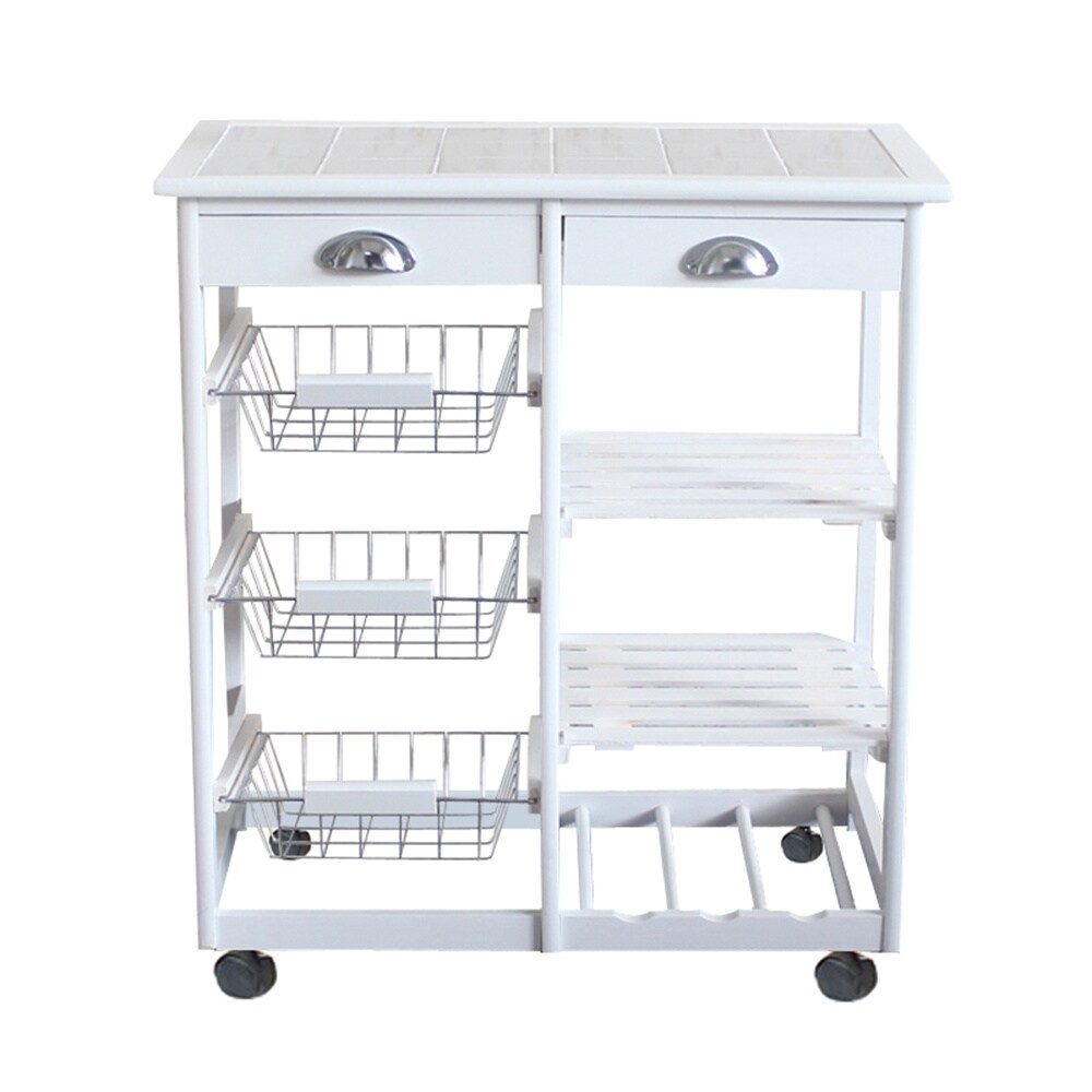 Outopee LO113027545 Contemporary/Modern White Bakers rack