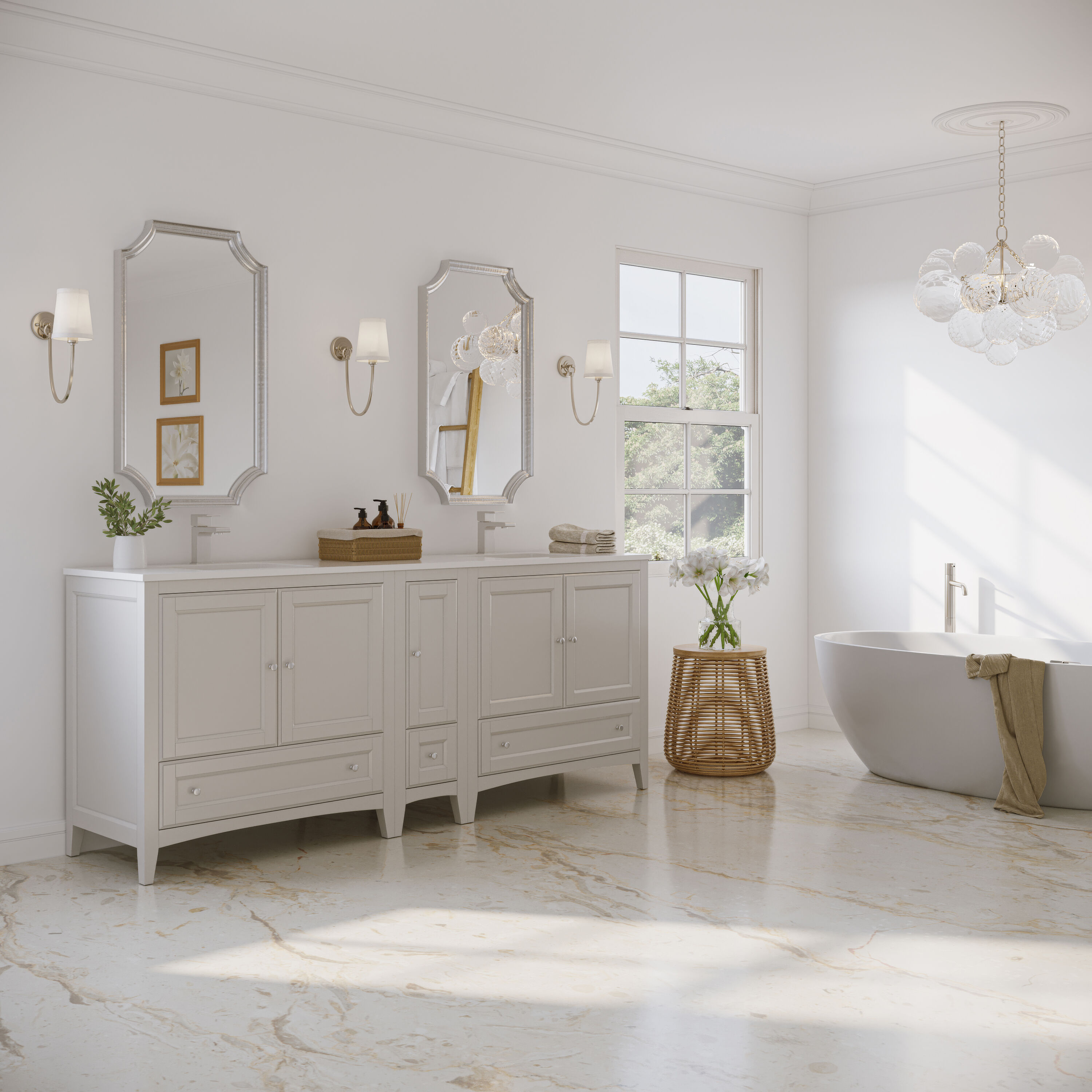 Fresca FCB20-301230AW-CWH-U Bath-Vanity-Combo - View #5