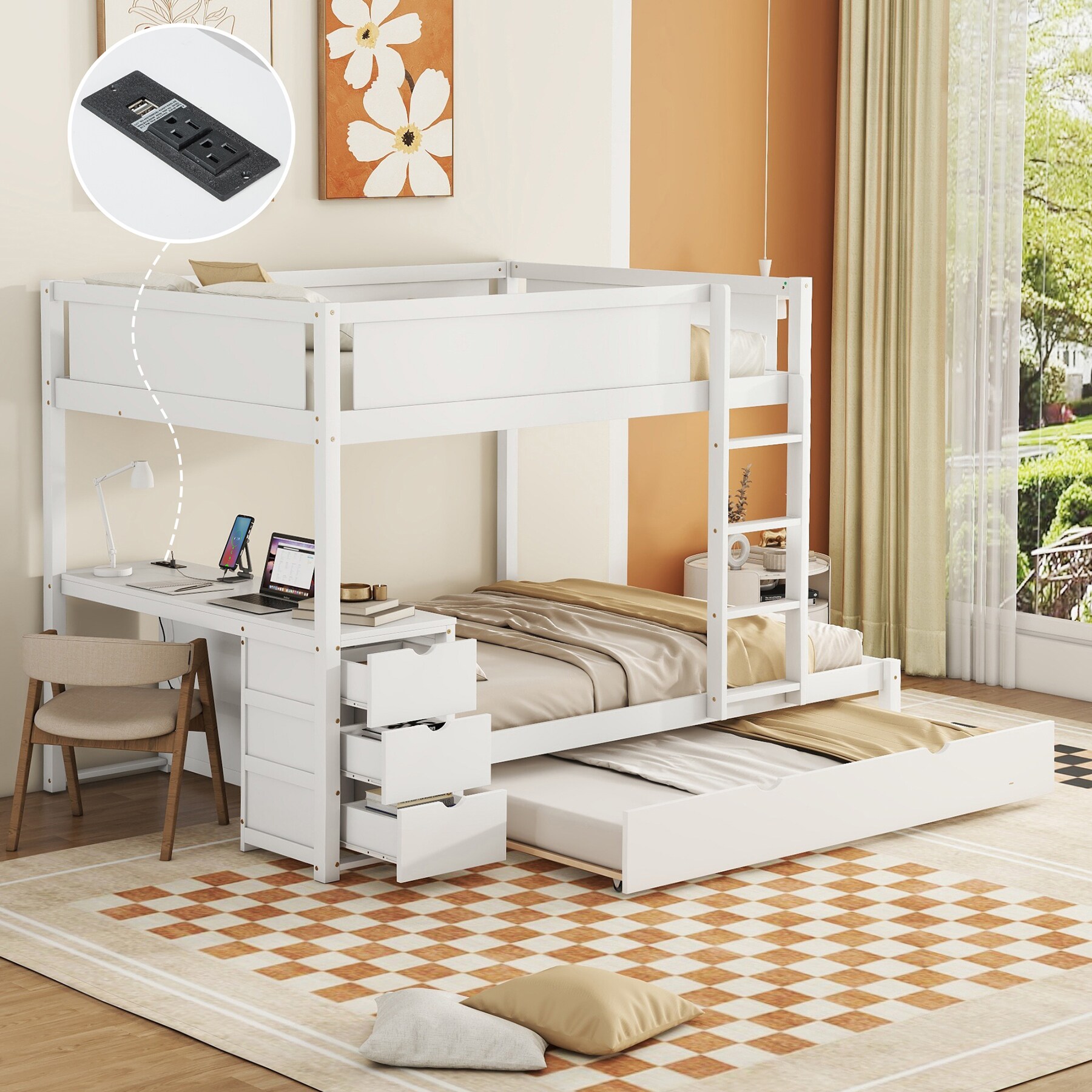SINOFURN SYG8300023BK Bunk-Beds - View #4