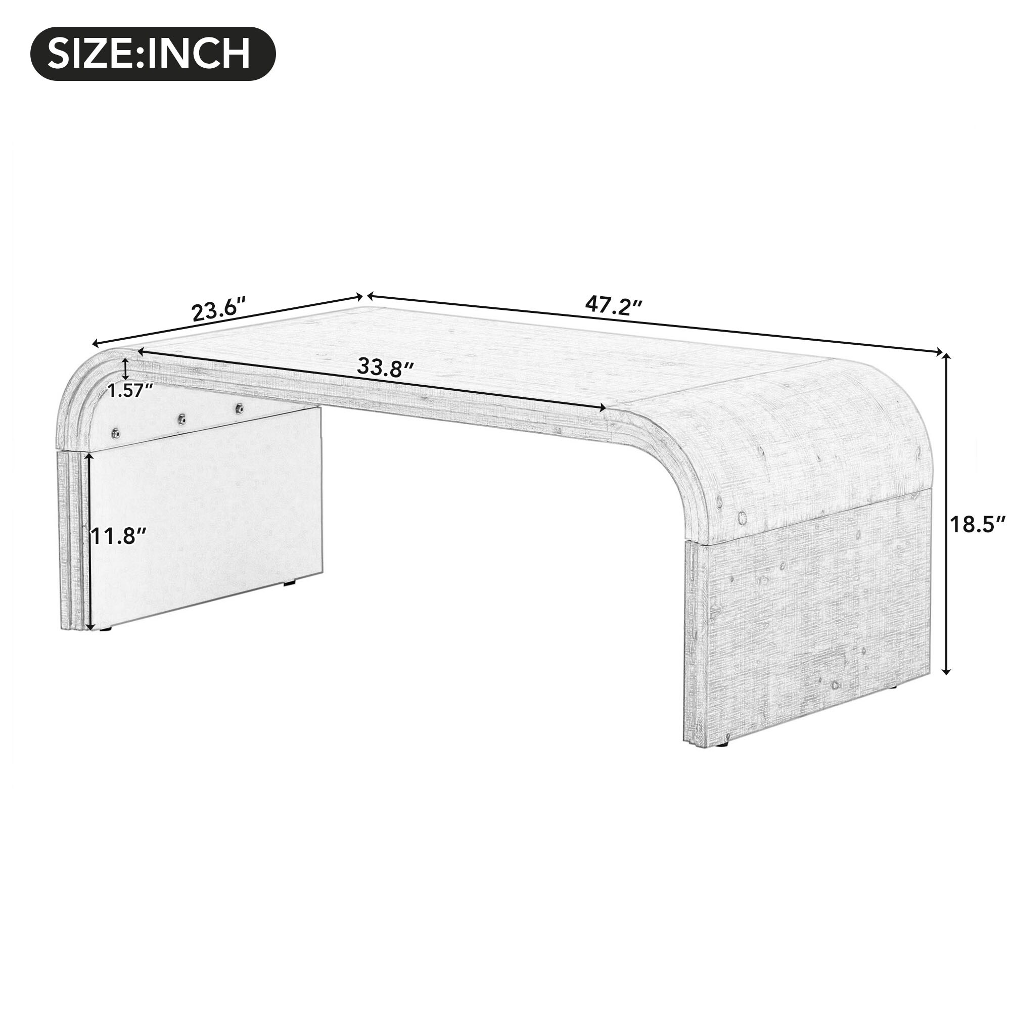 ModernLuxe L3P-WF317095AAB End-Tables - View #2