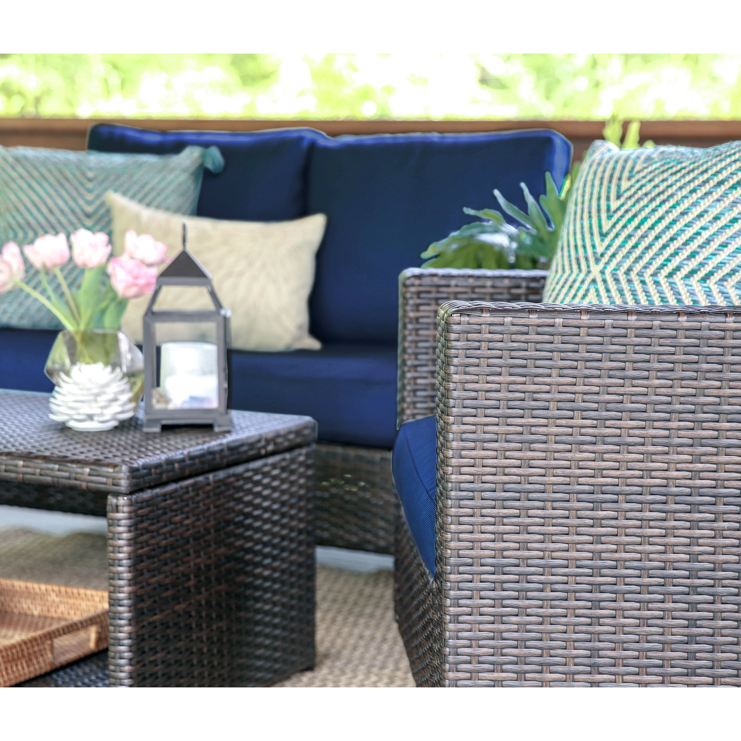 Leisure Made 104962-NVY Patio-Conversation-Sets - View #2