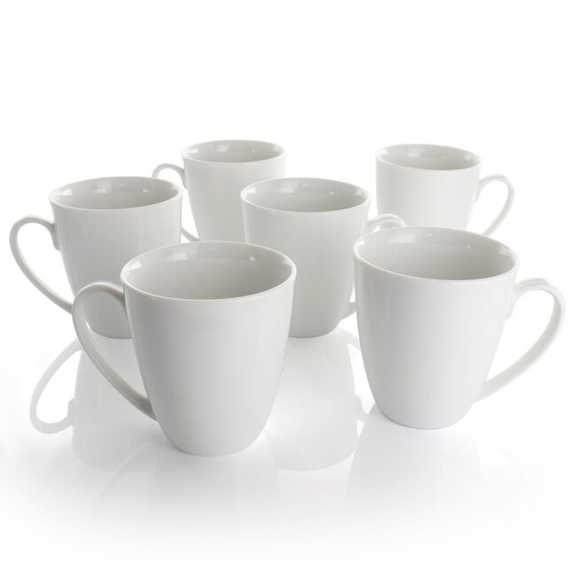 Elama Ceramic Mug Set of: 6 in the Drinkware department at Lowes.com