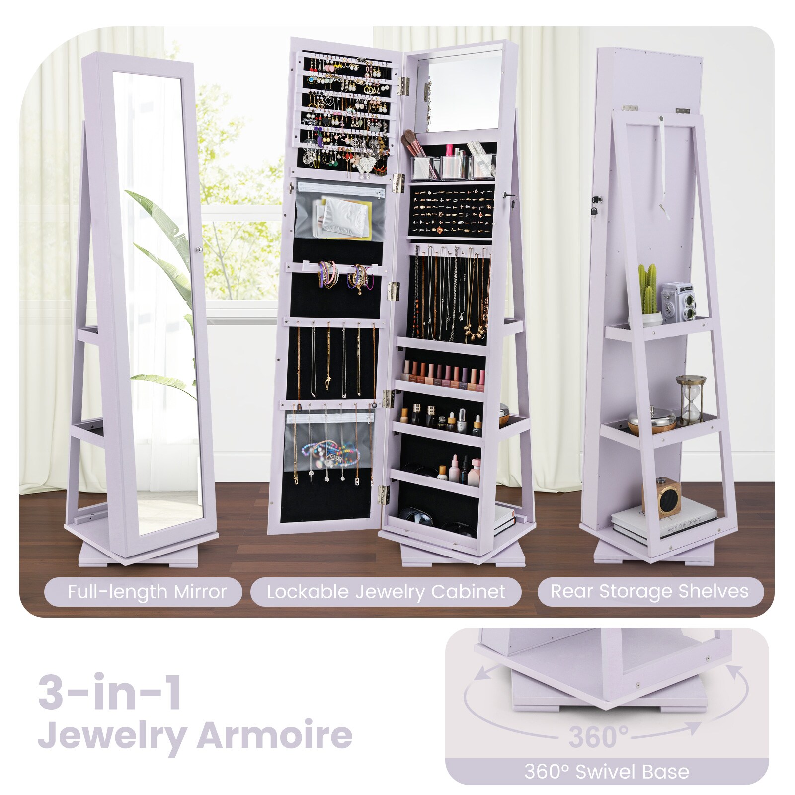 SUGIFT LW038SUGHY1229 Jewelry-Armoires - View #4