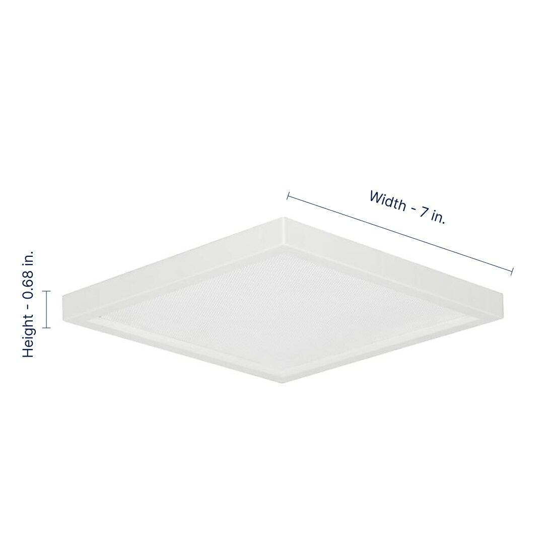 Amax Lighting LED-SM8DL/WT flushmounts - View #2