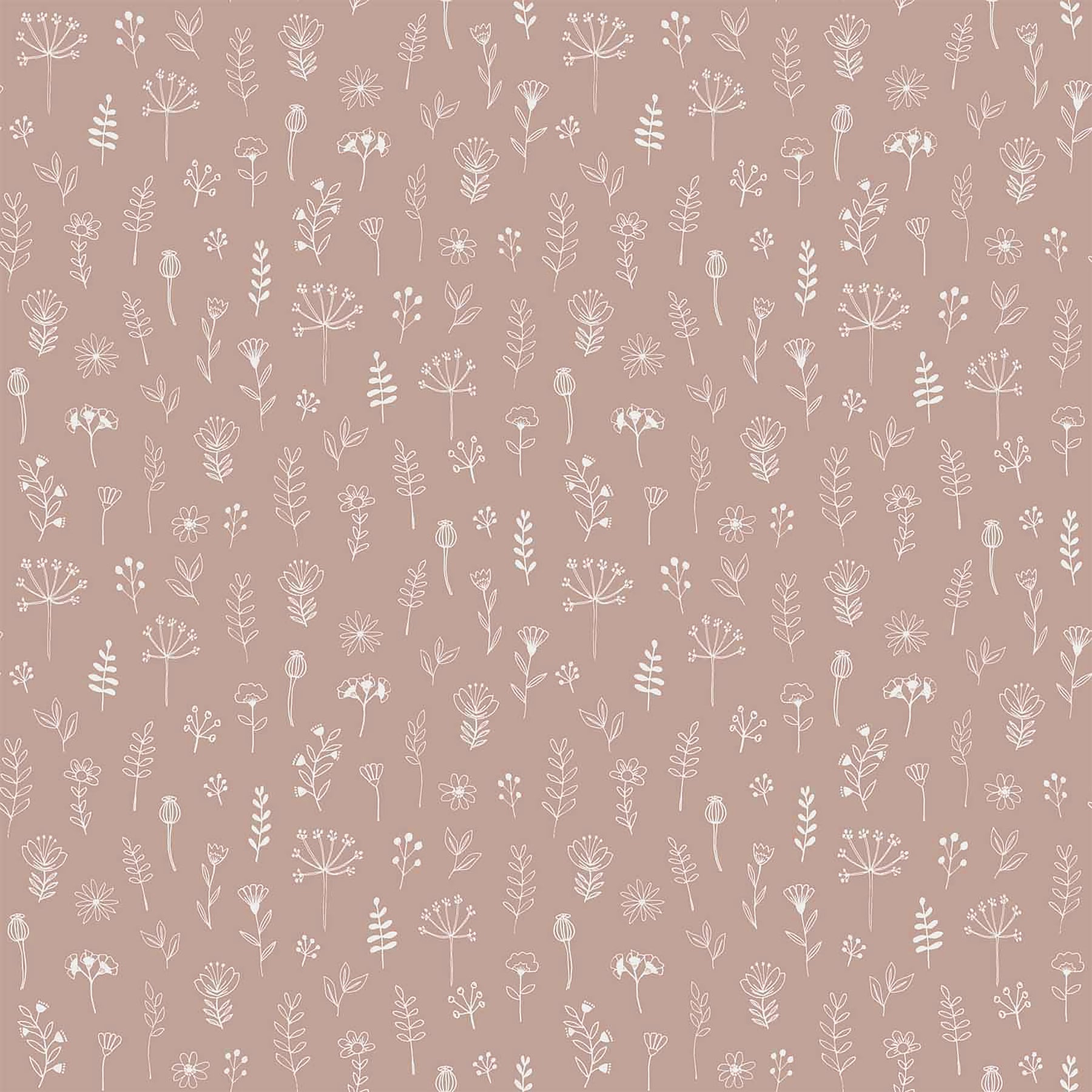 Chesapeake 4060-139280 Fable 57.5-Sq. Feet Pink Non-woven Floral Unpasted Wallpaper