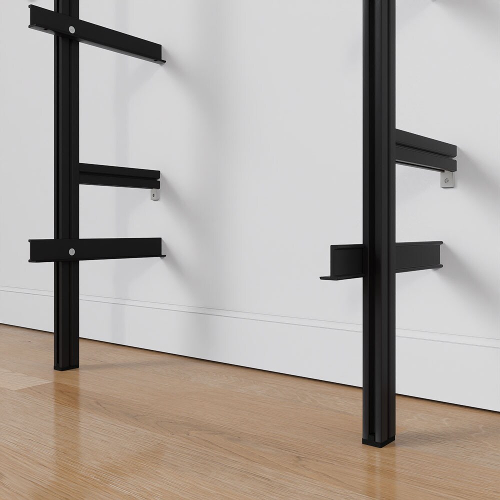 Modern Shelving ALUMPAL-12BB Wall-Mounted-Shelving - View #2