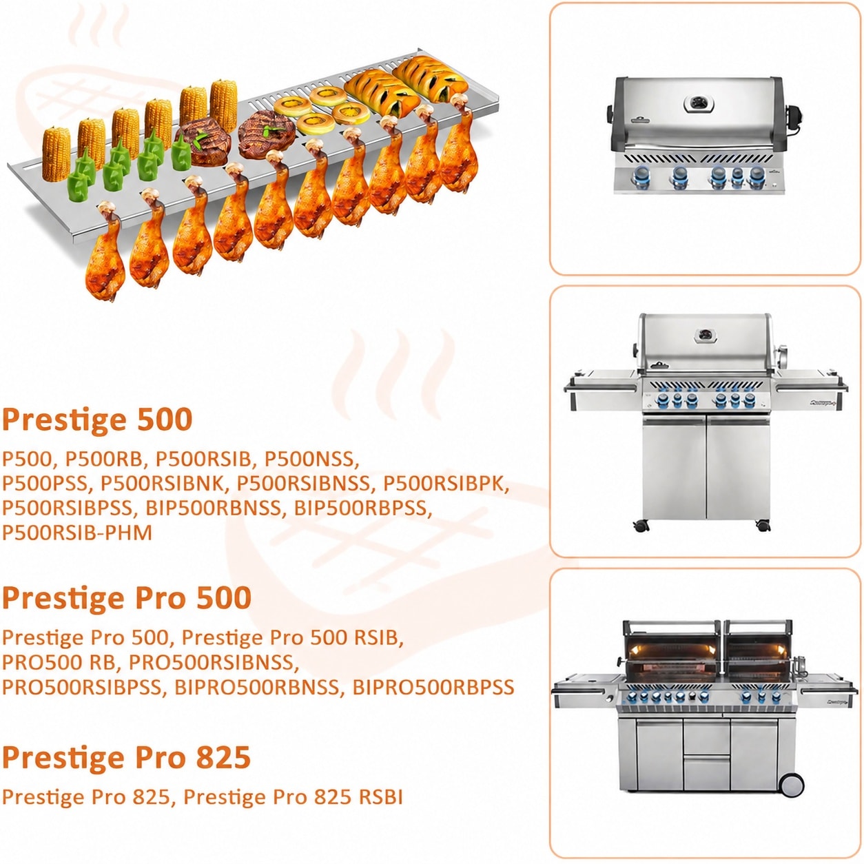 UUDULY LUU0819U087 Gas-Grill-Cookgrates-Warmracks - View #3