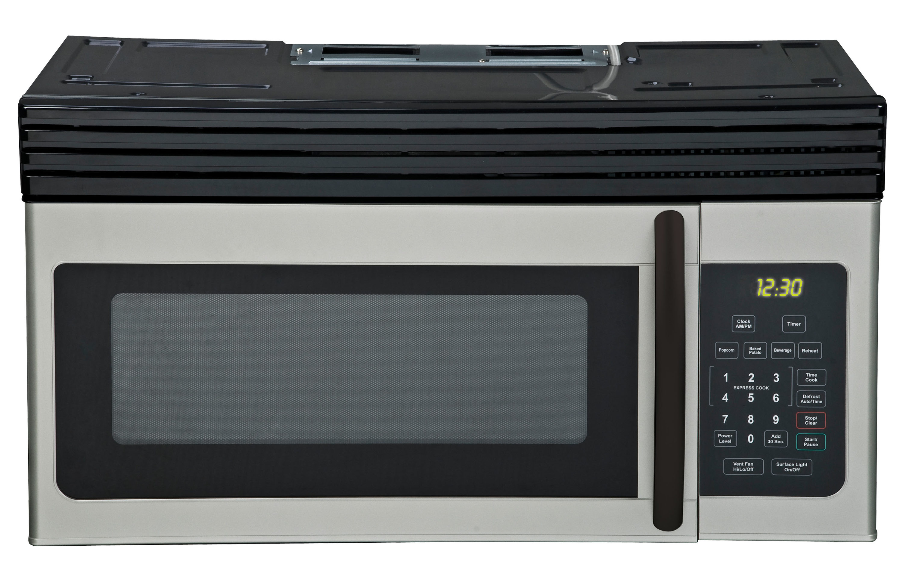 Haier HMV1630SBSS 1.6-cu ft 1000-Watt Over-the-Range Microwave with Sensor Cooking (Stainless Steel)
