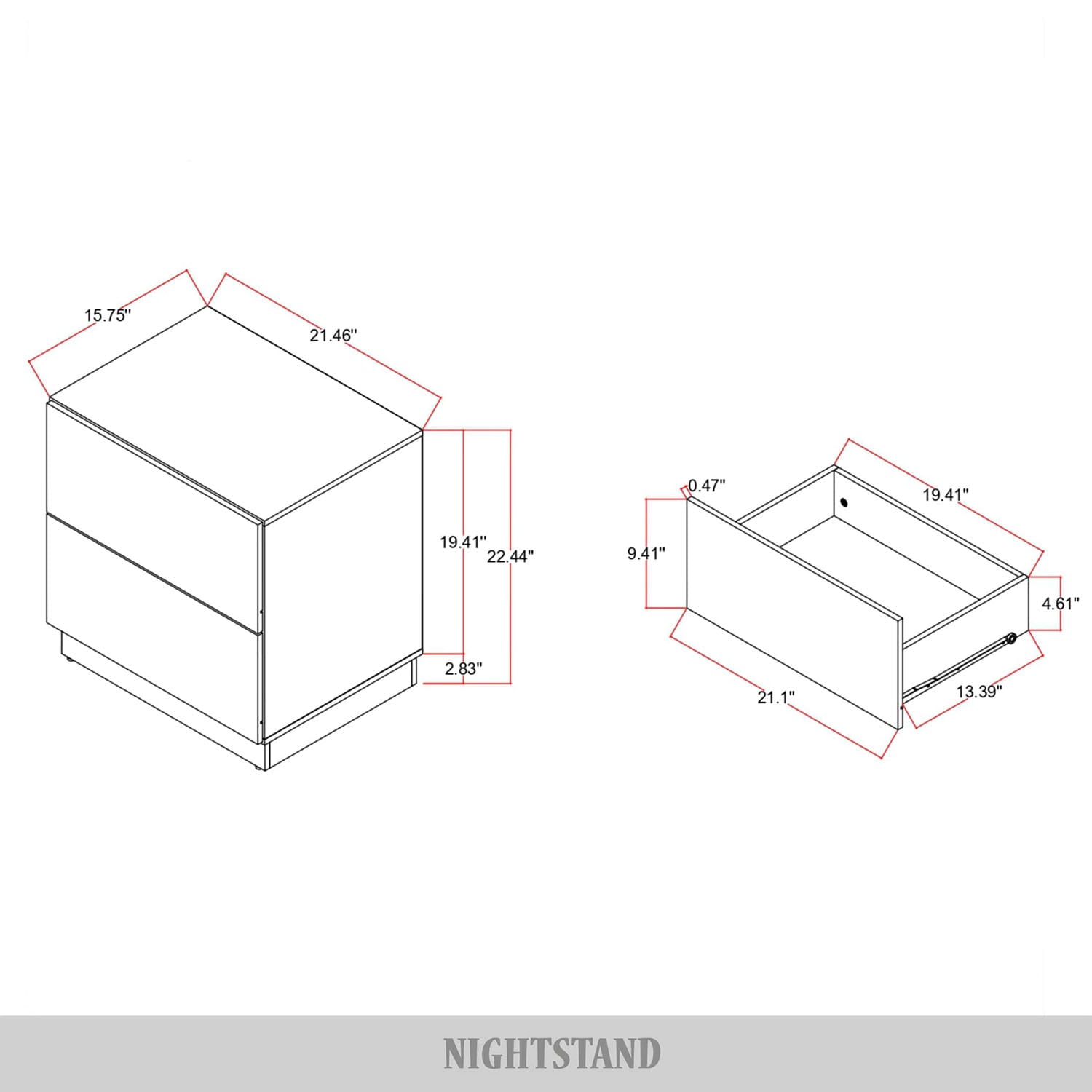 ChaletPosh C8471NS-WT nightstands - View #10