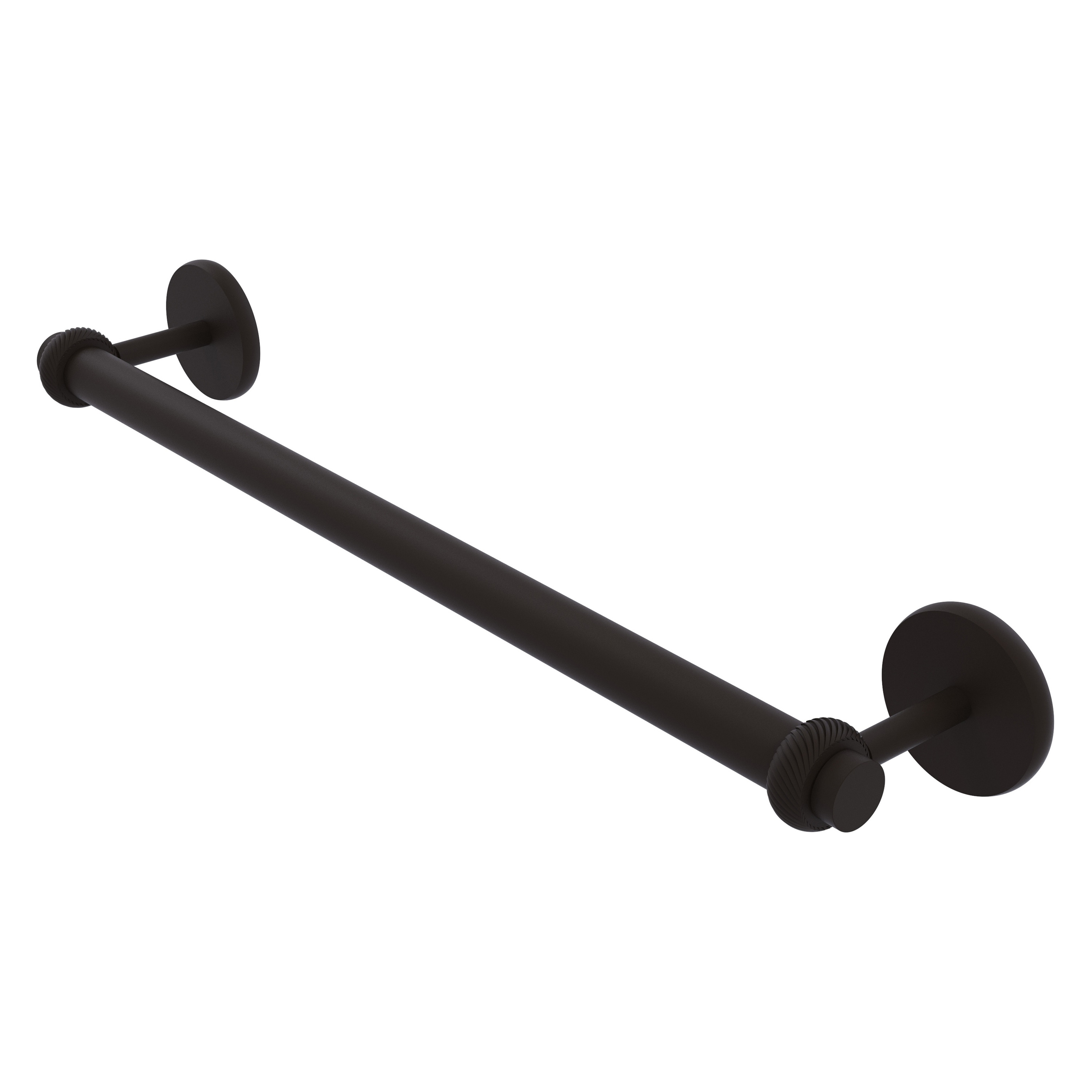 Allied Brass 7251T/36-ORB Satellite Orbit Two 36-in Oil-rubbed bronze Wall mount Single Towel Bar