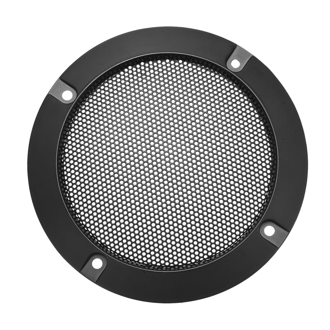Unique Bargains Speaker Grill Cover 4-Inch Mesh Decorative Circle Subwoofer Guard Protector Black #S26051100UX7015