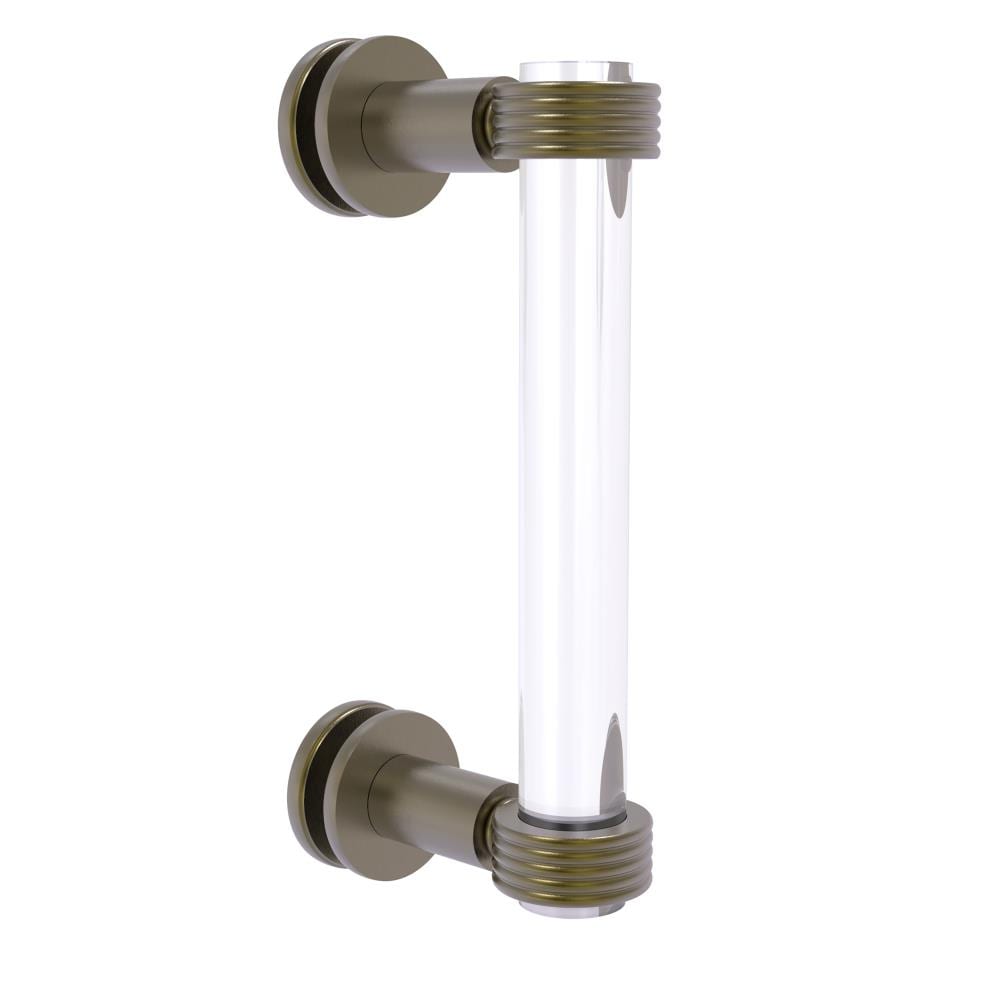 Allied Brass CV-407G-8SM-ABR Antique brass 8-Inches Hinged shower door Handle