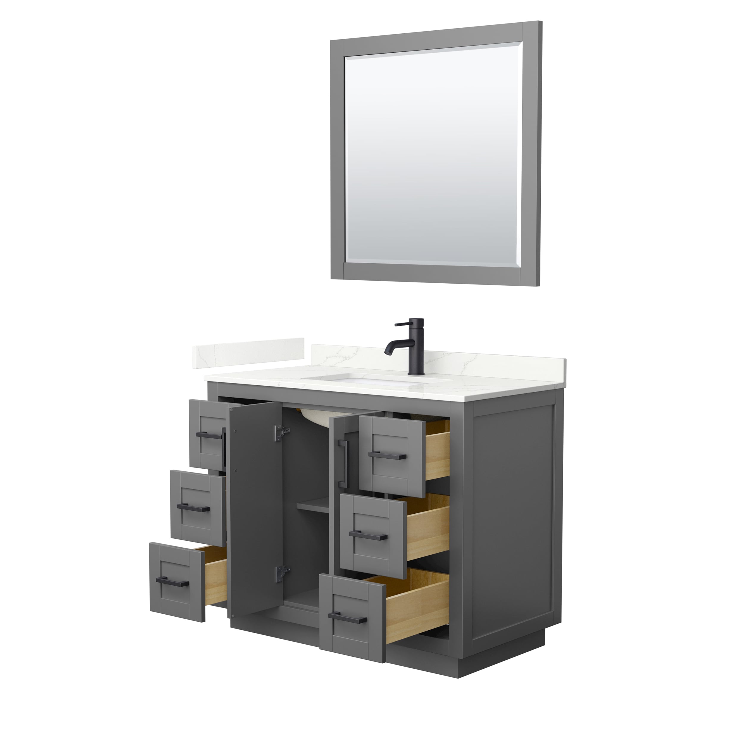 Wyndham Collection WCF292942SGBGTUNSM34 Bath-Vanity-Combo - View #3