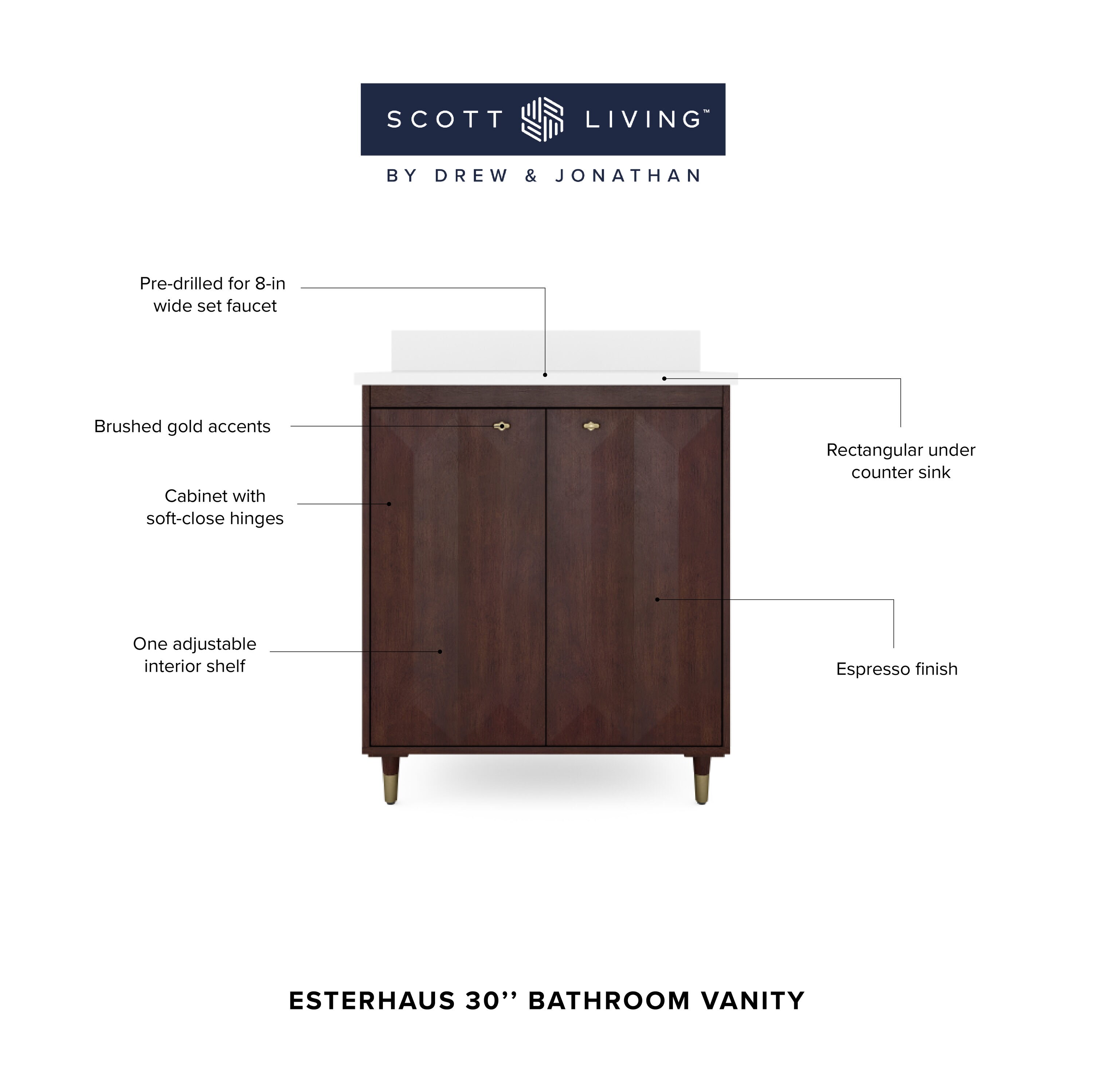 Scott Living SL30EHV Bath-Vanity-Combo - View #5
