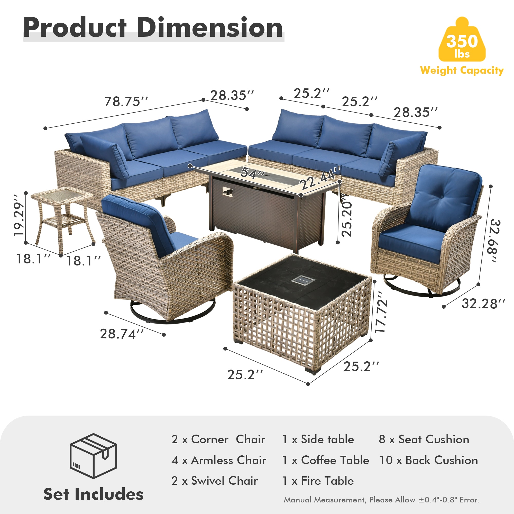 Ovios RFP5SK700YV Patio-Conversation-Sets - View #8