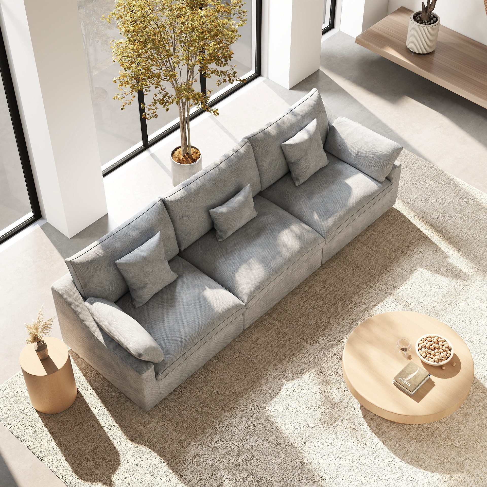 BuotiqHom DH-S3-140LG Sofas-Loveseats - View #3